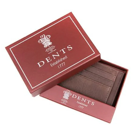 Men's Contrast Stitch Pebble Grain Leather Card Holder with RFID Blocking - Image 3