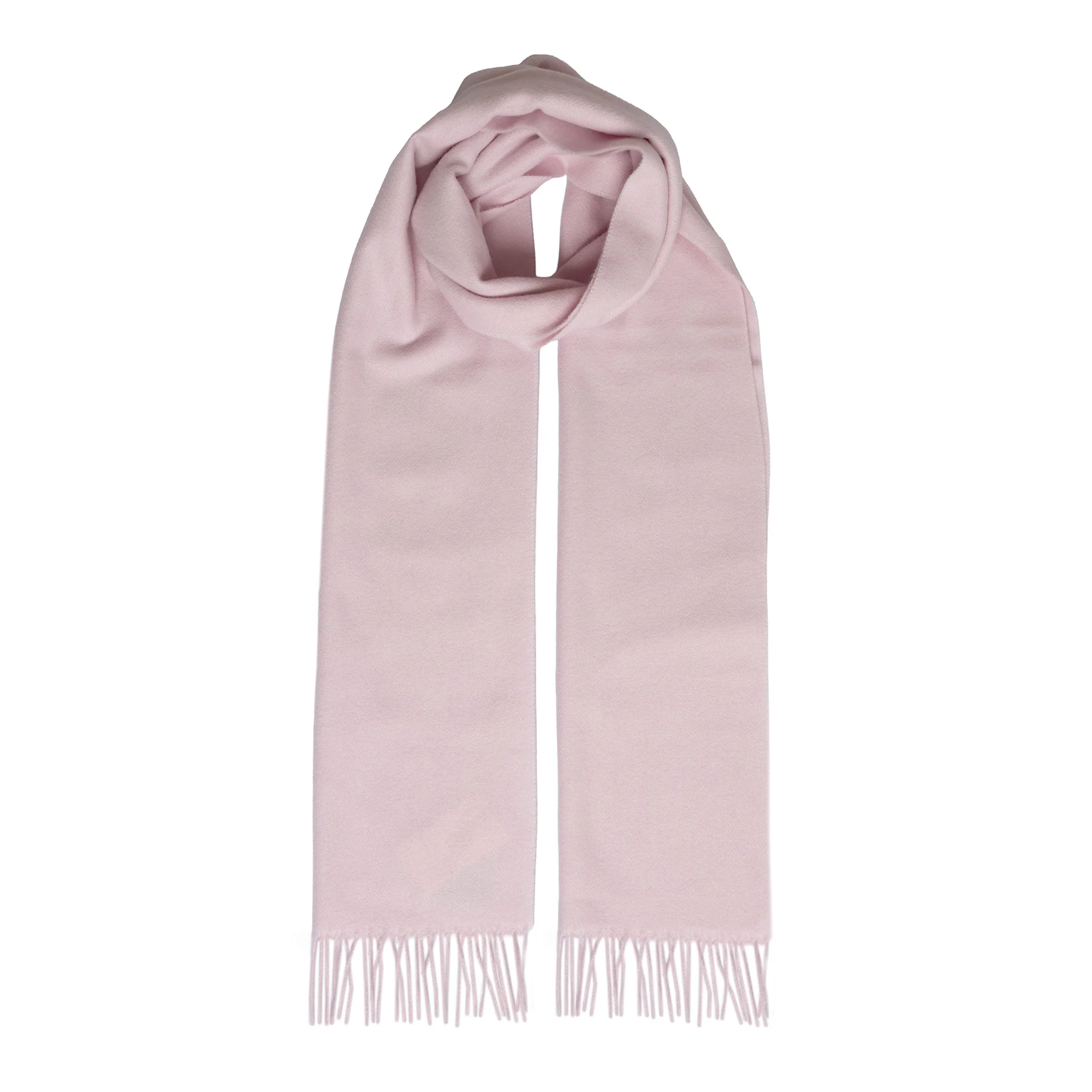 Heritage Large Plain Cashmere Scarf with Tassels and Gift Box - Image 5
