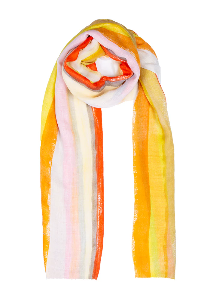 Women's Tonal Stripe Lightweight Scarf - Image 3