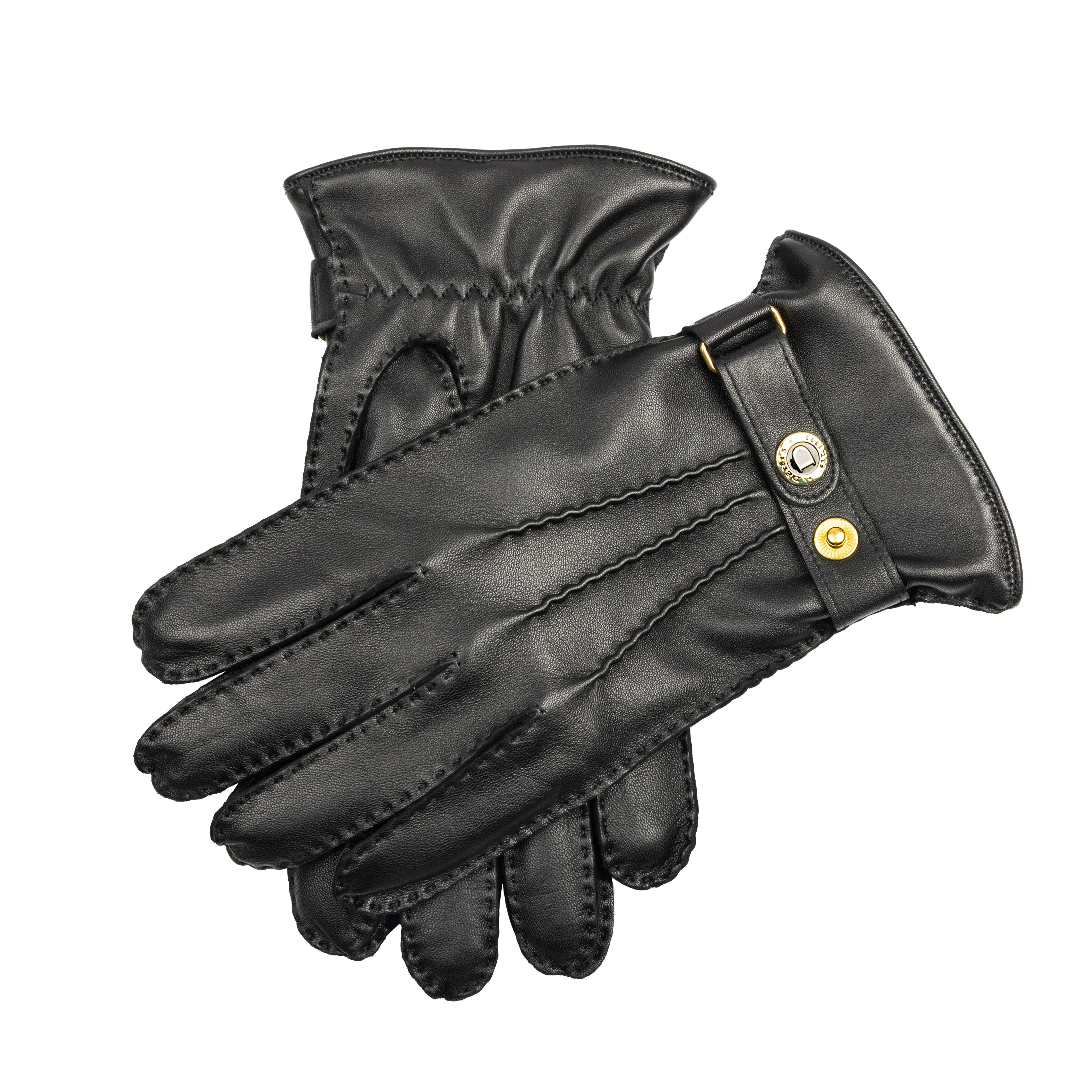 Men’s Heritage Touchscreen Handsewn Three-Point Camel Hair-Lined Leather Gloves - Image 10
