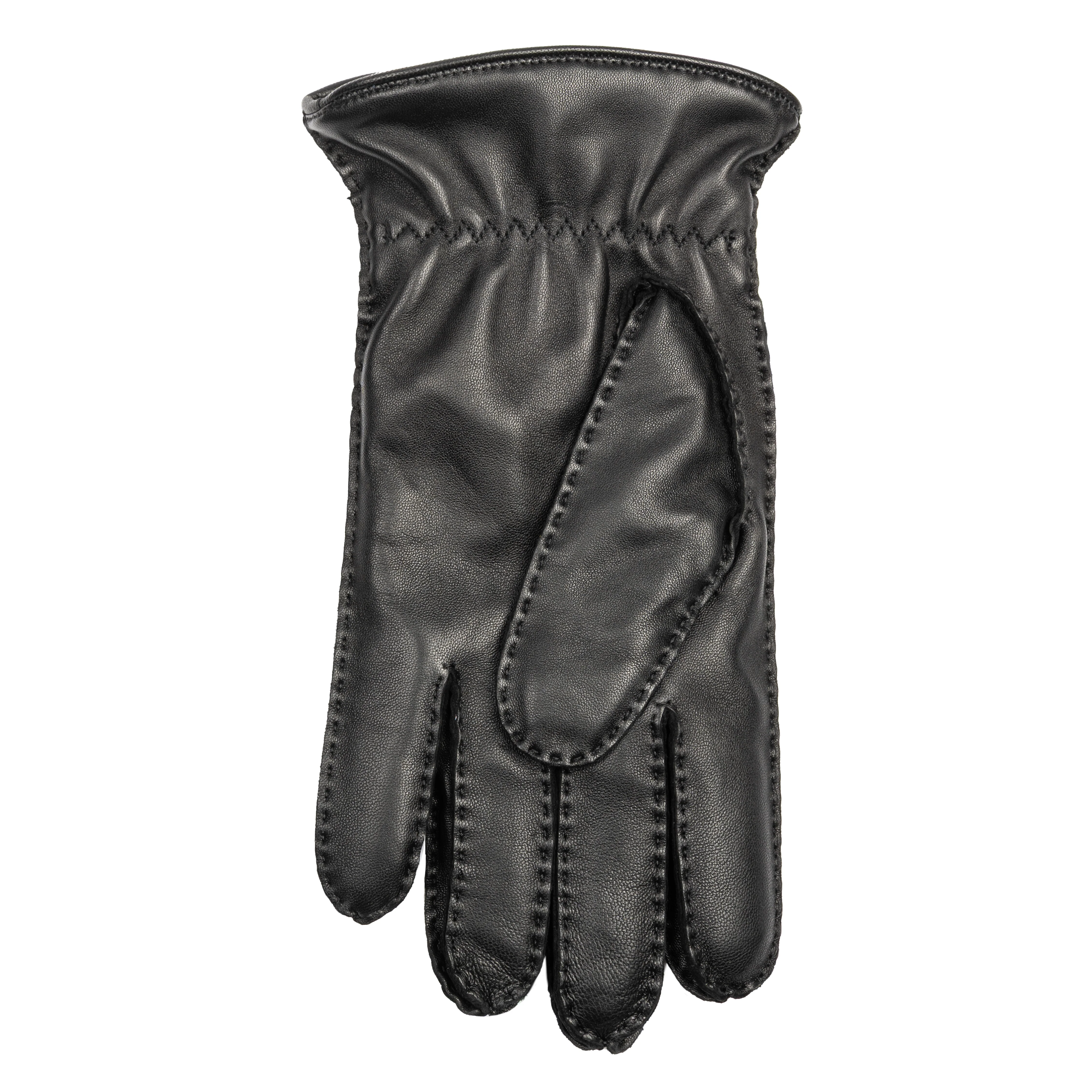 Men’s Heritage Touchscreen Handsewn Three-Point Camel Hair-Lined Leather Gloves - Image 14