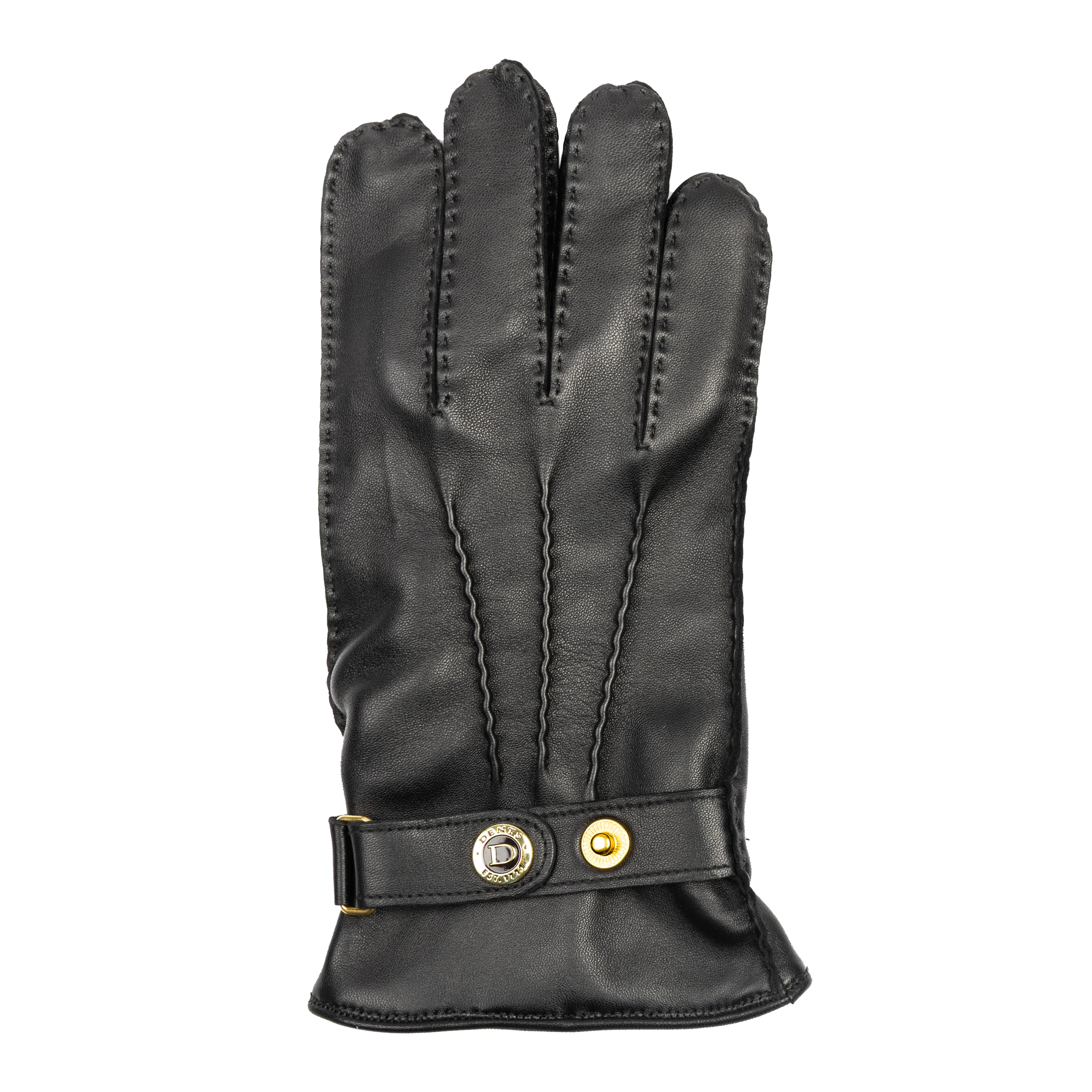 Men’s Heritage Touchscreen Handsewn Three-Point Camel Hair-Lined Leather Gloves - Image 21