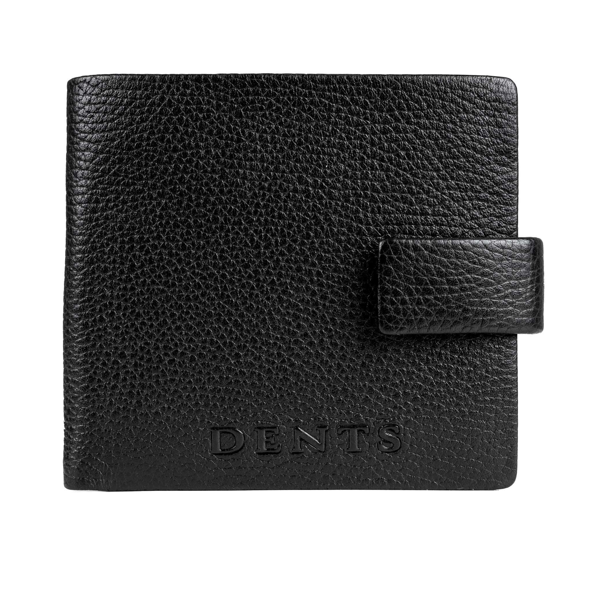 Men’s Pebble Grain Leather Bifold Wallet with RFID Blocking and Coin Purse
