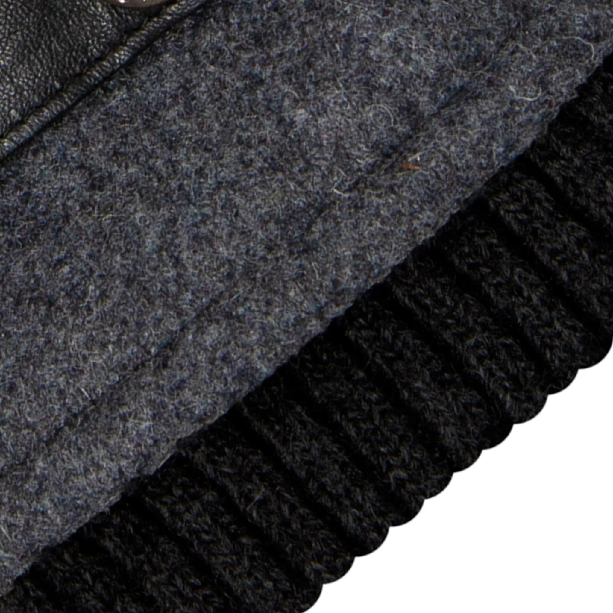 Men’s Touchscreen Lined Flannel and Leather Gloves - Image 14