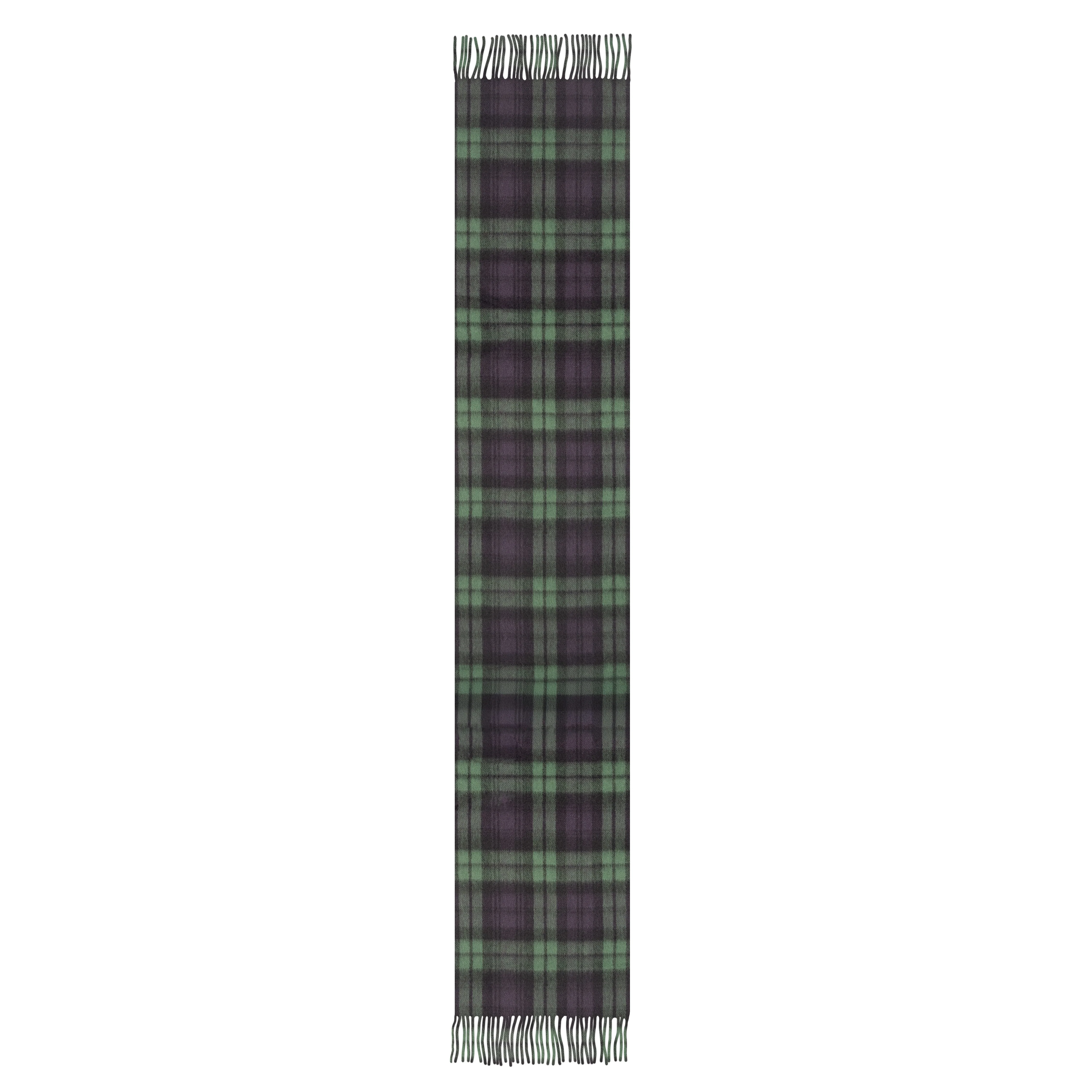 Heritage Tartan Check Cashmere Scarf with Tassels and Gift Box - Image 4