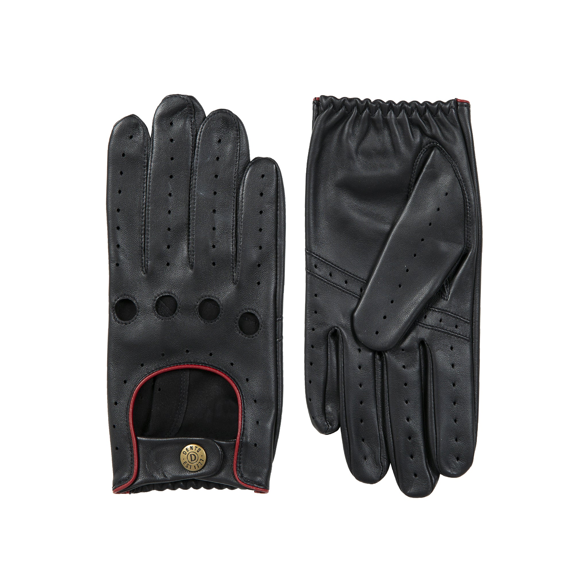 Men's Classic Leather Driving Gloves - Image 40