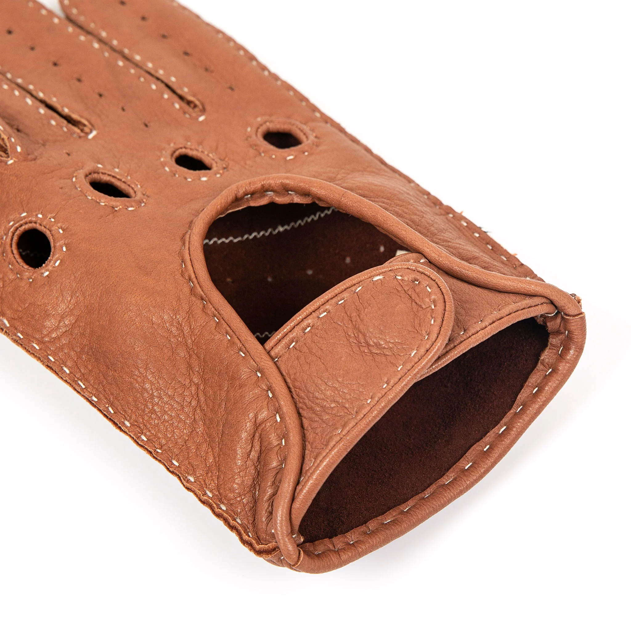 Men's Handsewn Deerskin Leather Driving Gloves - Image 52