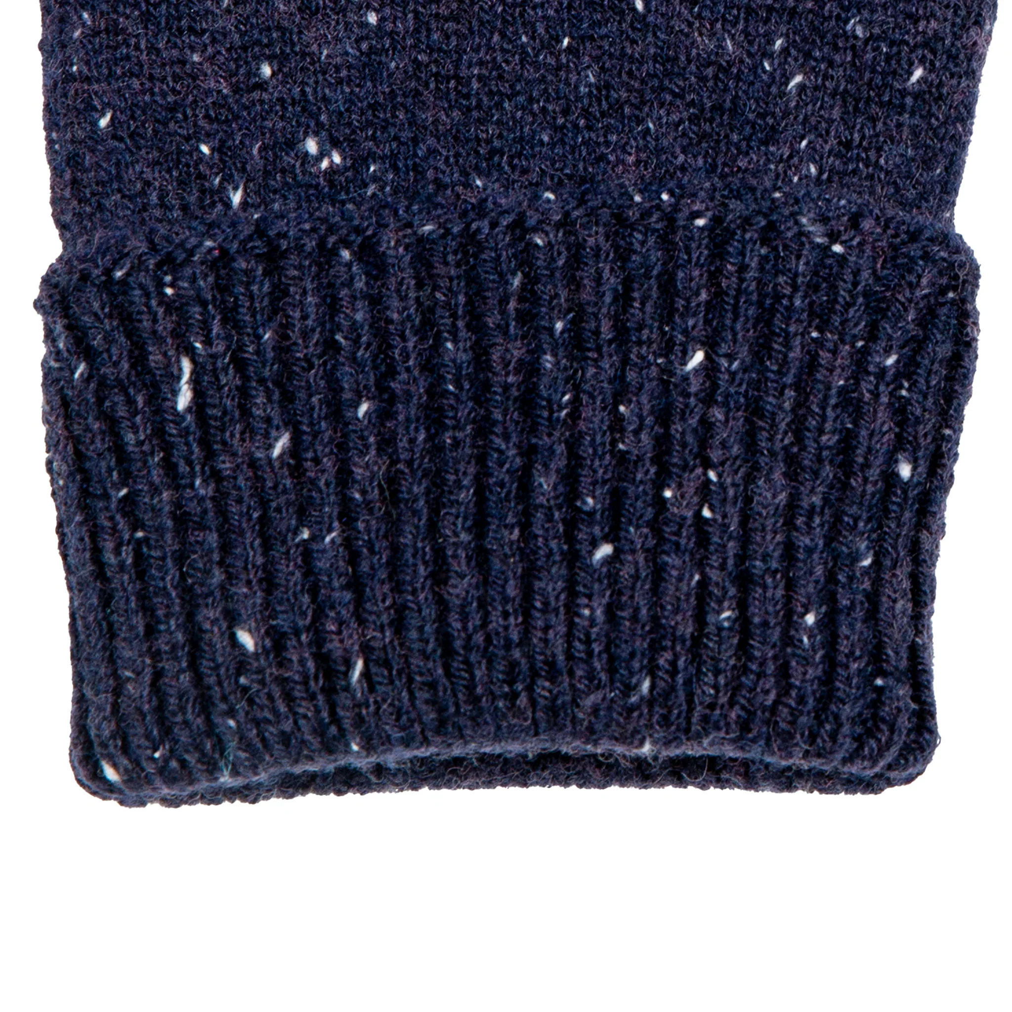 Men's Fingerless Knitted Gloves with Marl Yarn - Image 5