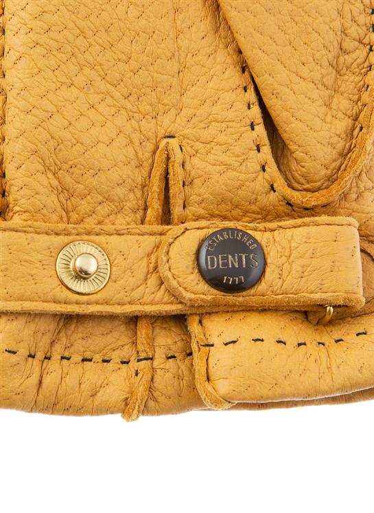 Men's Heritage Handsewn Three-Point Cashmere-Lined Peccary Leather Gloves - Image 5