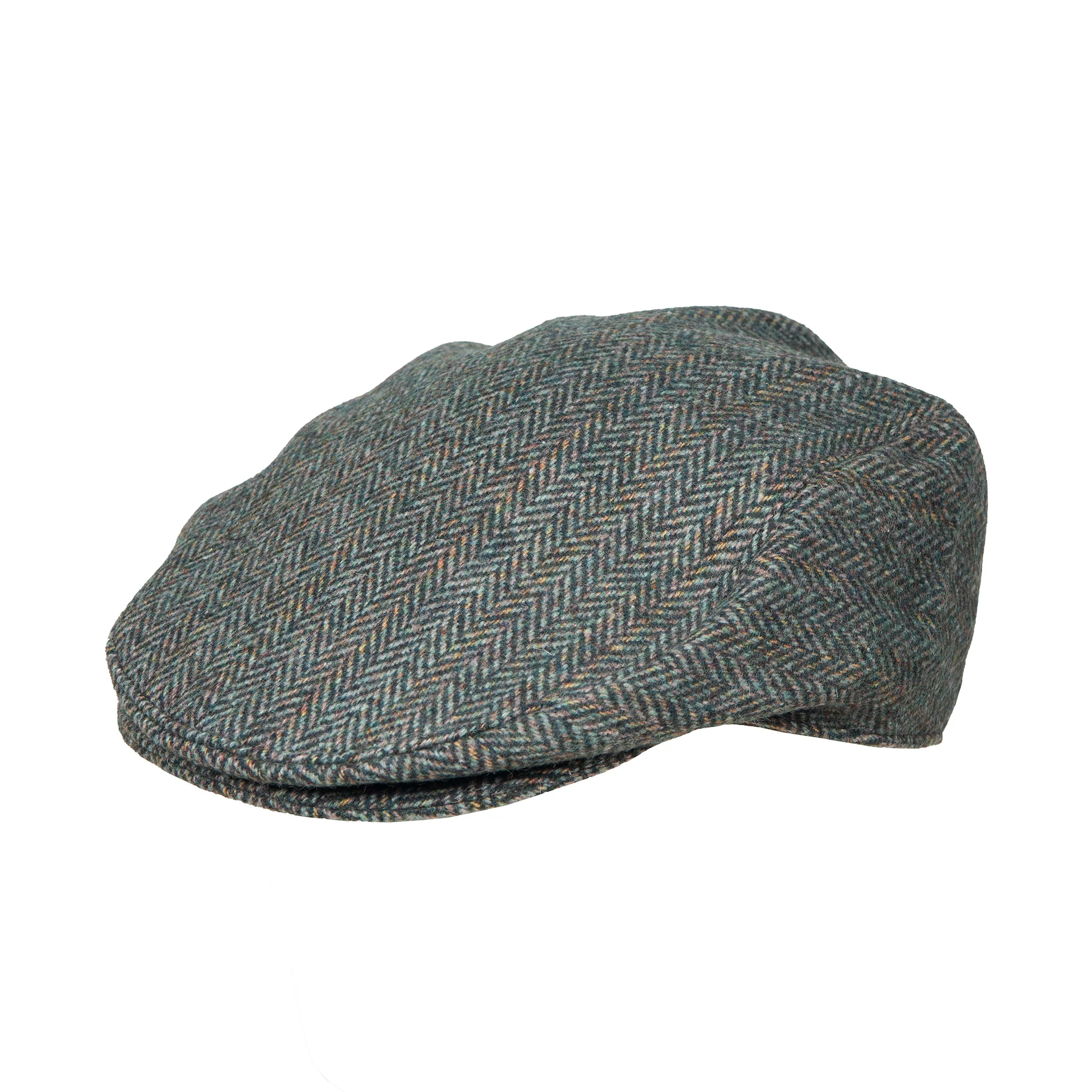 Men's Herringbone Tweed Flat Cap - Image 7