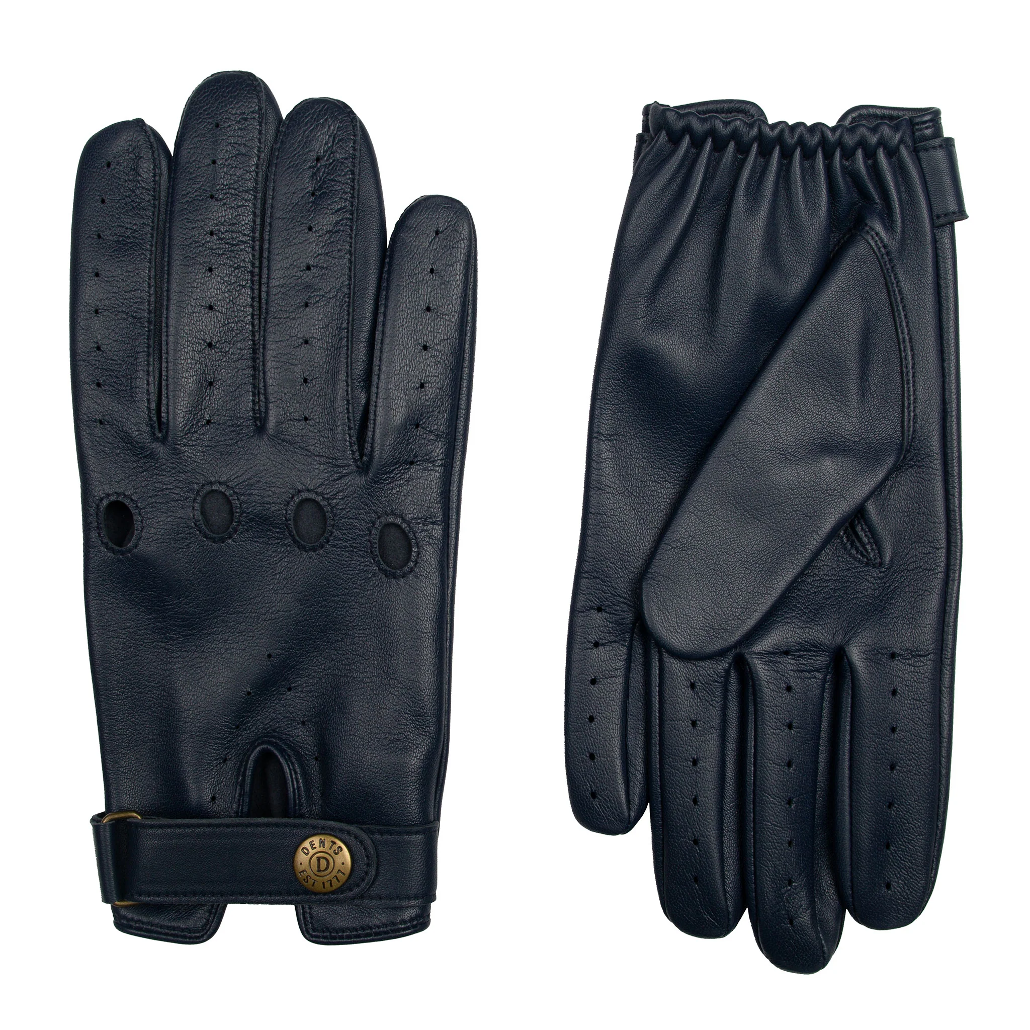Men's Leather Driving Gloves - Image 4