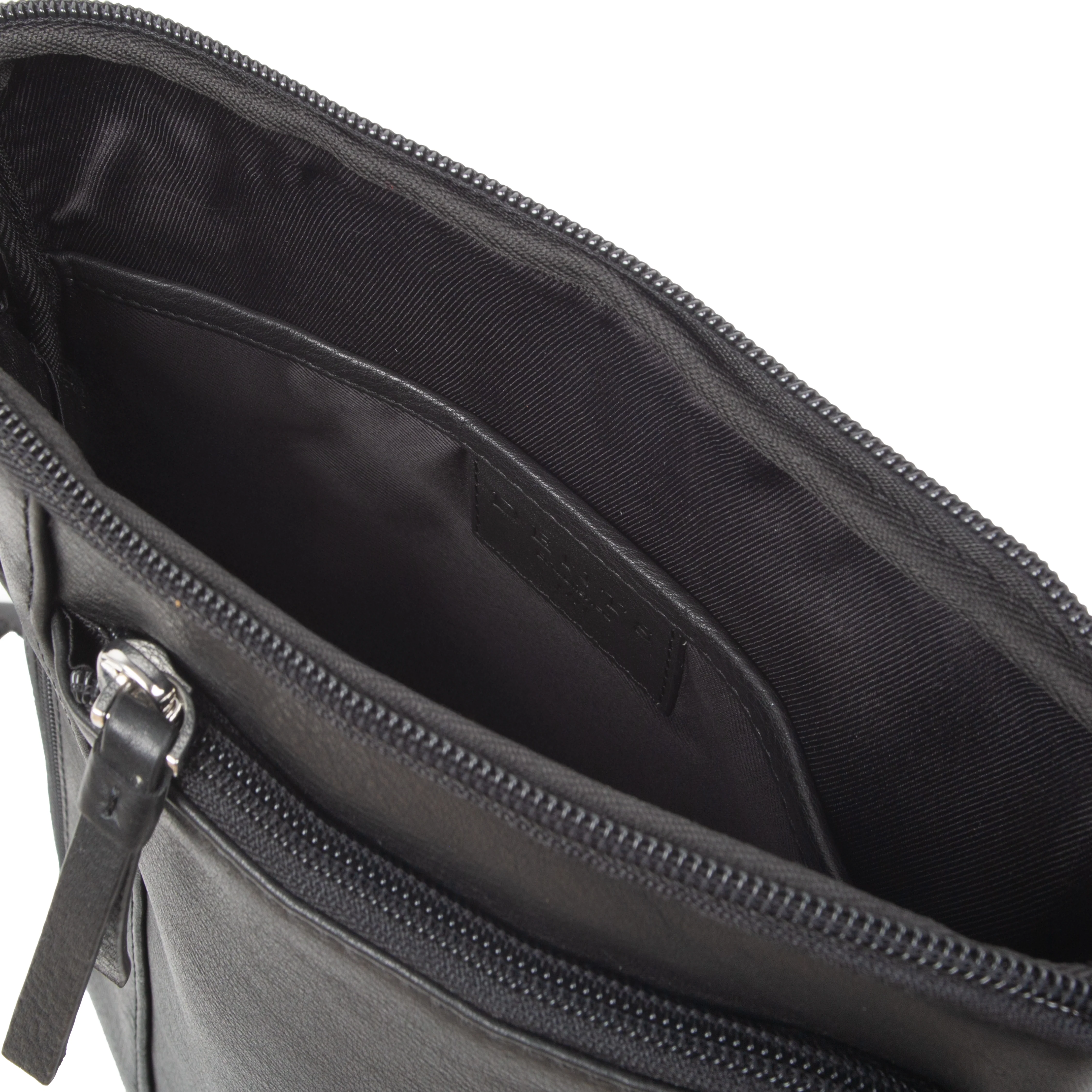 Men's Medium Pebble Grain Leather Crossbody Bag - Image 8