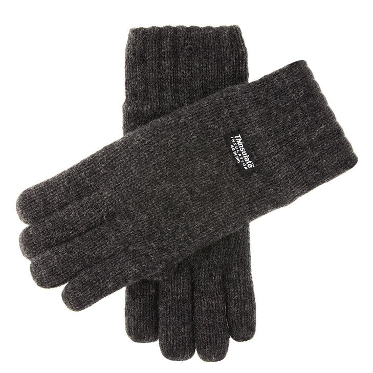 Men's Thinsulate-Lined Knitted Gloves - Image 5