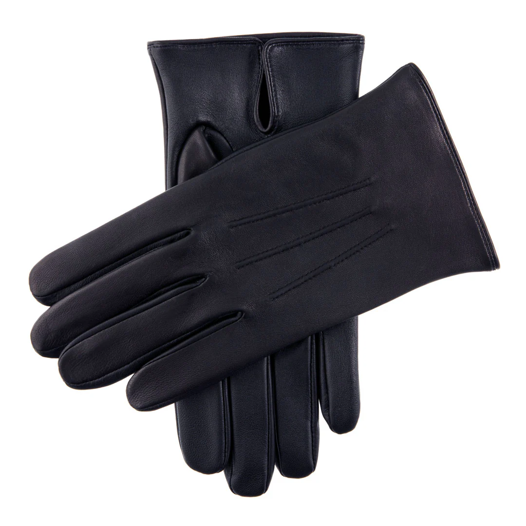 Men's Heritage Touchscreen Three-Point Leather Gloves - Image 7