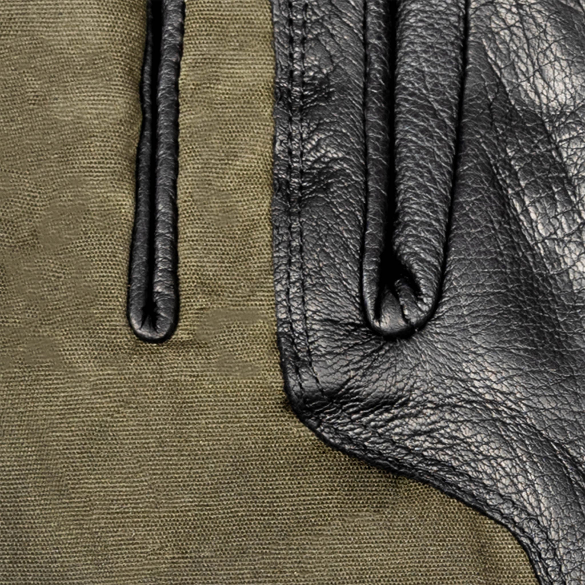 Men's Water-Resistant Thinsulate-Lined Imitation Deerskin Leather Gloves with Waxed Cotton - Image 20