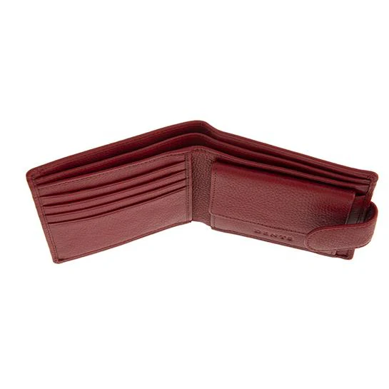 Men's Pebble Grain Leather Bifold Wallet with RFID Blocking and Coin Purse - Image 3