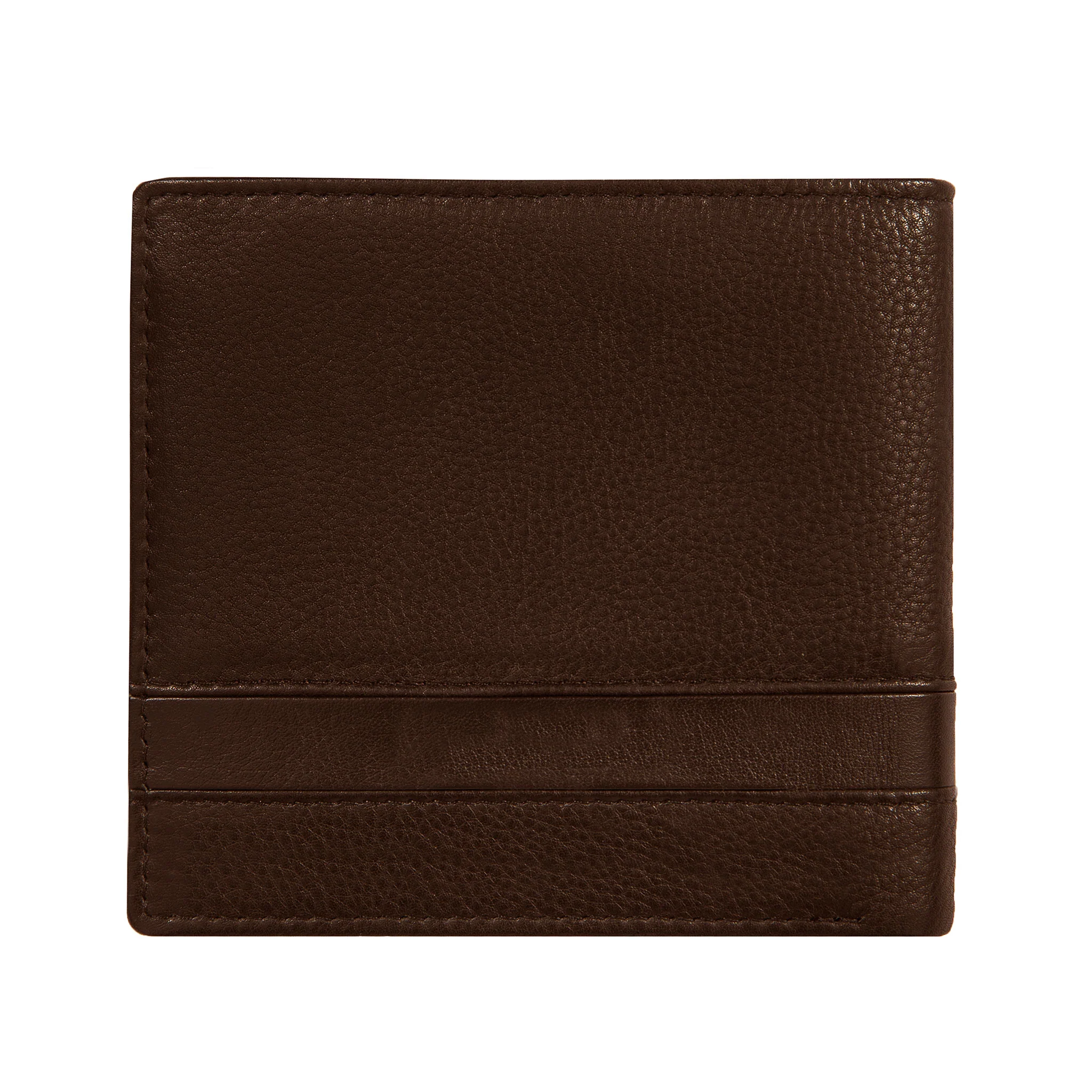 Men's Pebble Grain Leather Bifold Wallet with RFID Blocking and Coin Purse - Image 3