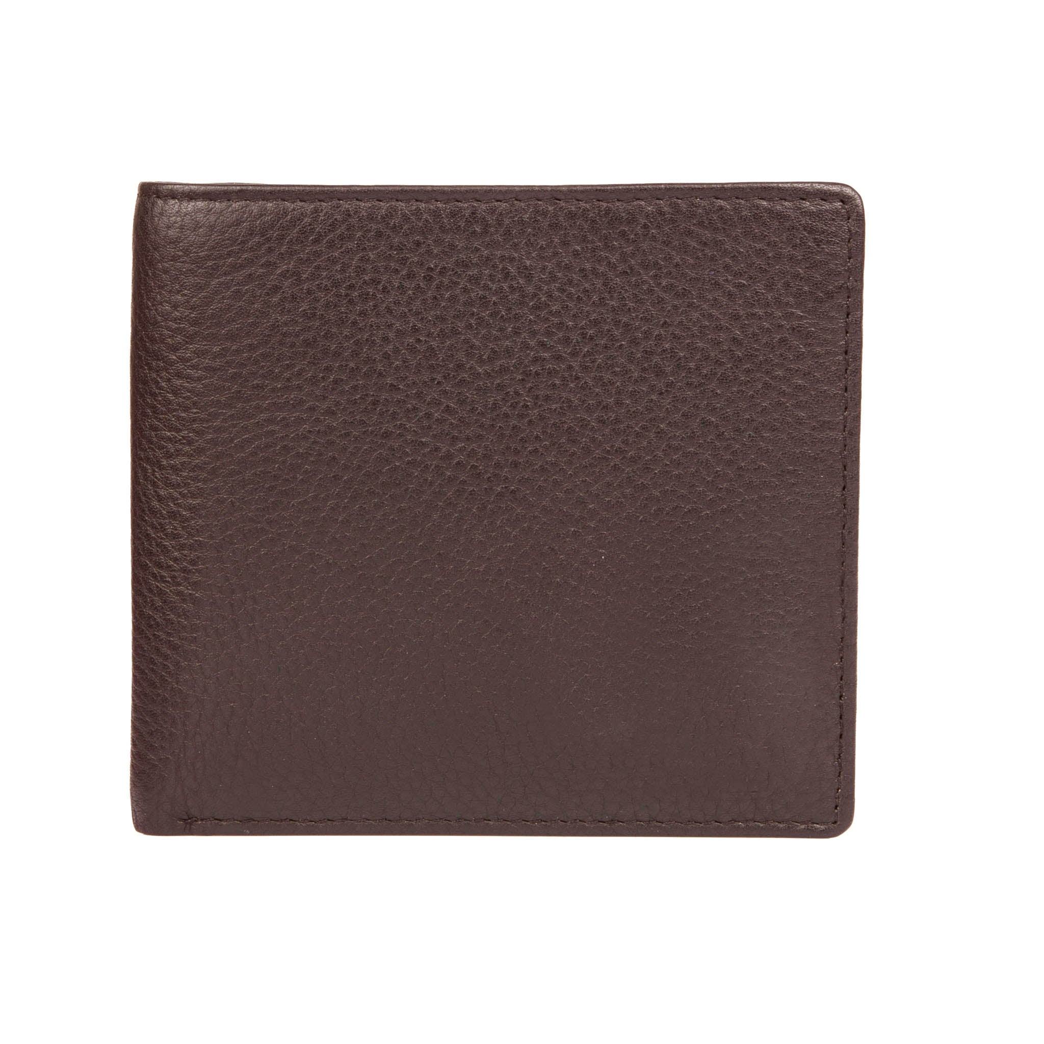 Men's Slim Pebble Grain Leather Bifold Wallet with RFID Blocking - Image 12