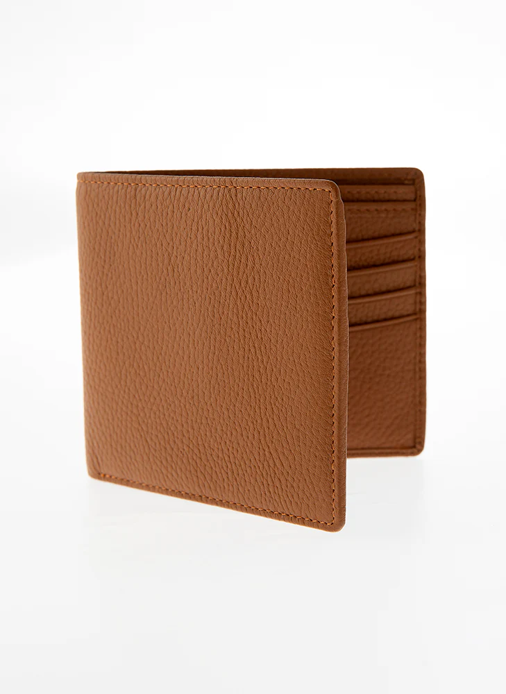 Men's Slim Pebble Grain Leather Bifold Wallet with RFID Blocking - Image 4
