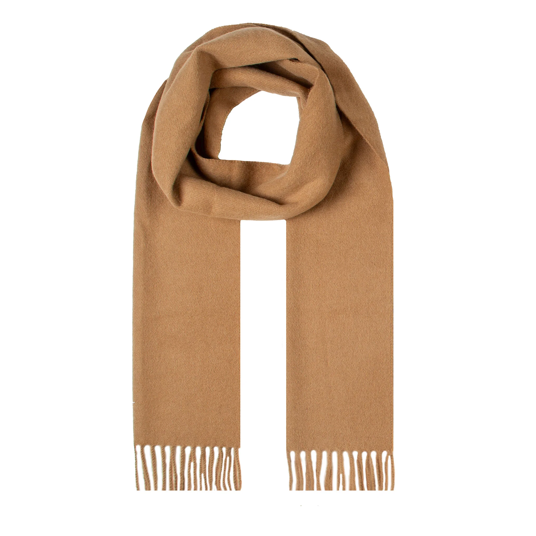 Heritage Plain Cashmere Scarf with Tassels and Gift Box - Image 44