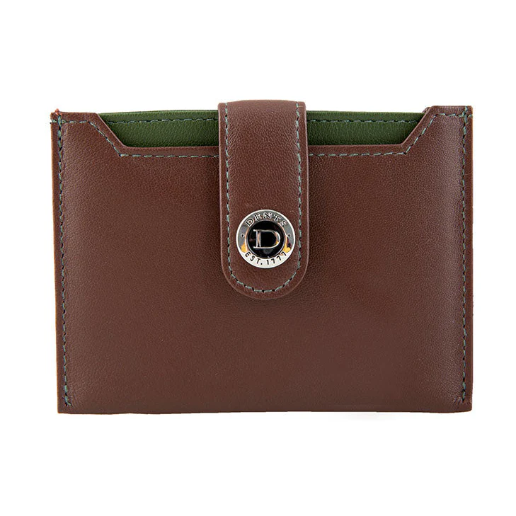 Men's Smooth Nappa Leather Card Holder with RFID Blocking and Case - Image 4