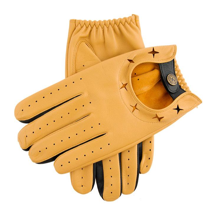 Men's The Suited Racer Two-Colour Leather Driving Gloves