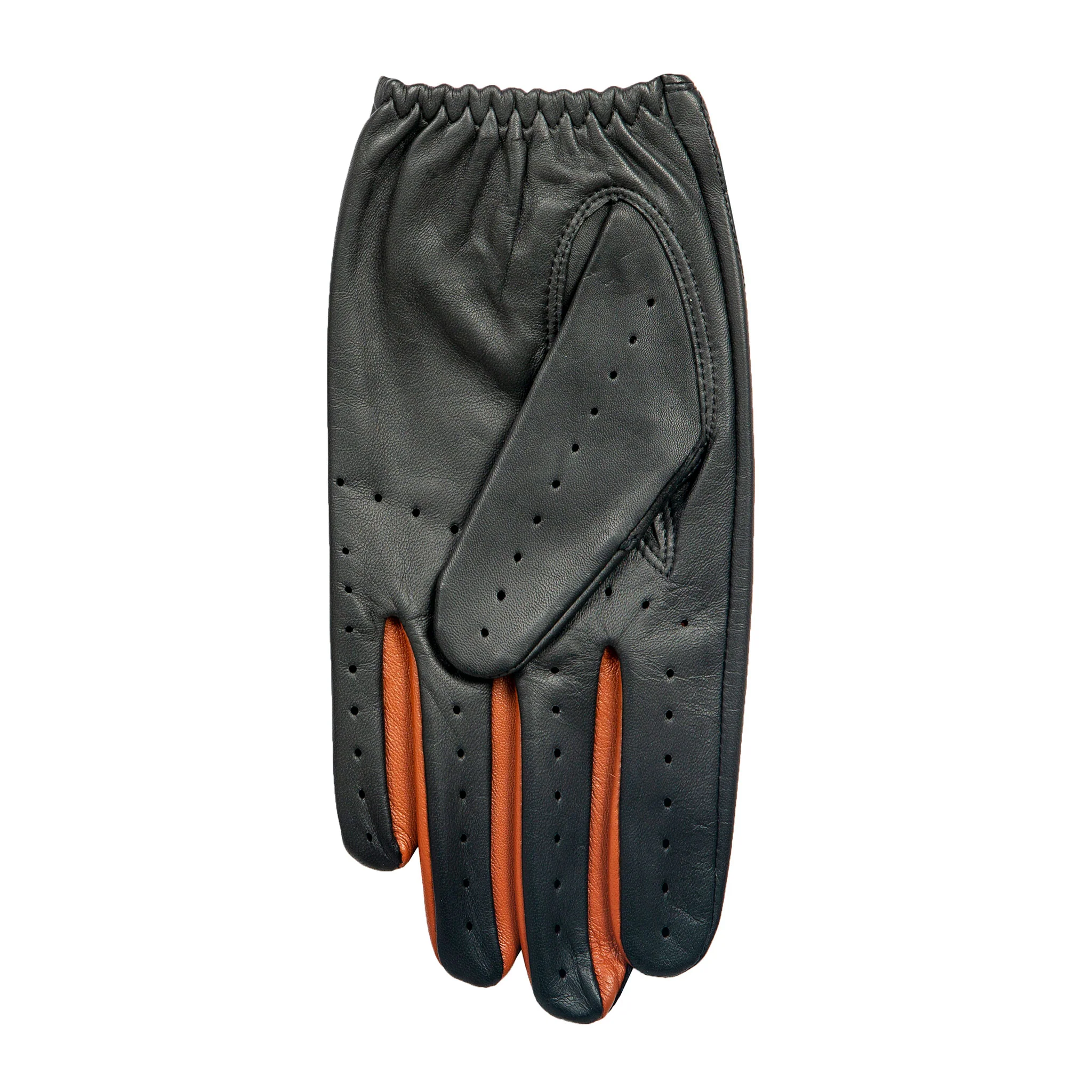 Men's The Suited Racer Two-Colour Leather Driving Gloves - Image 27