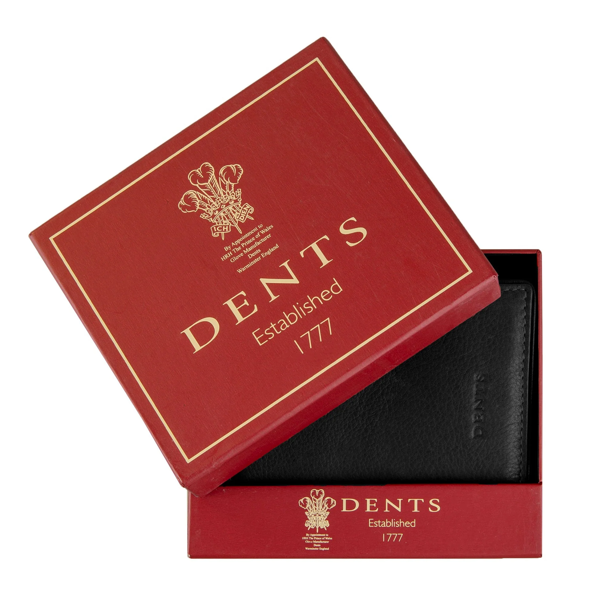 Men's Two-Colour Pebble Grain Leather Business Card Holder with RFID Blocking - Image 4