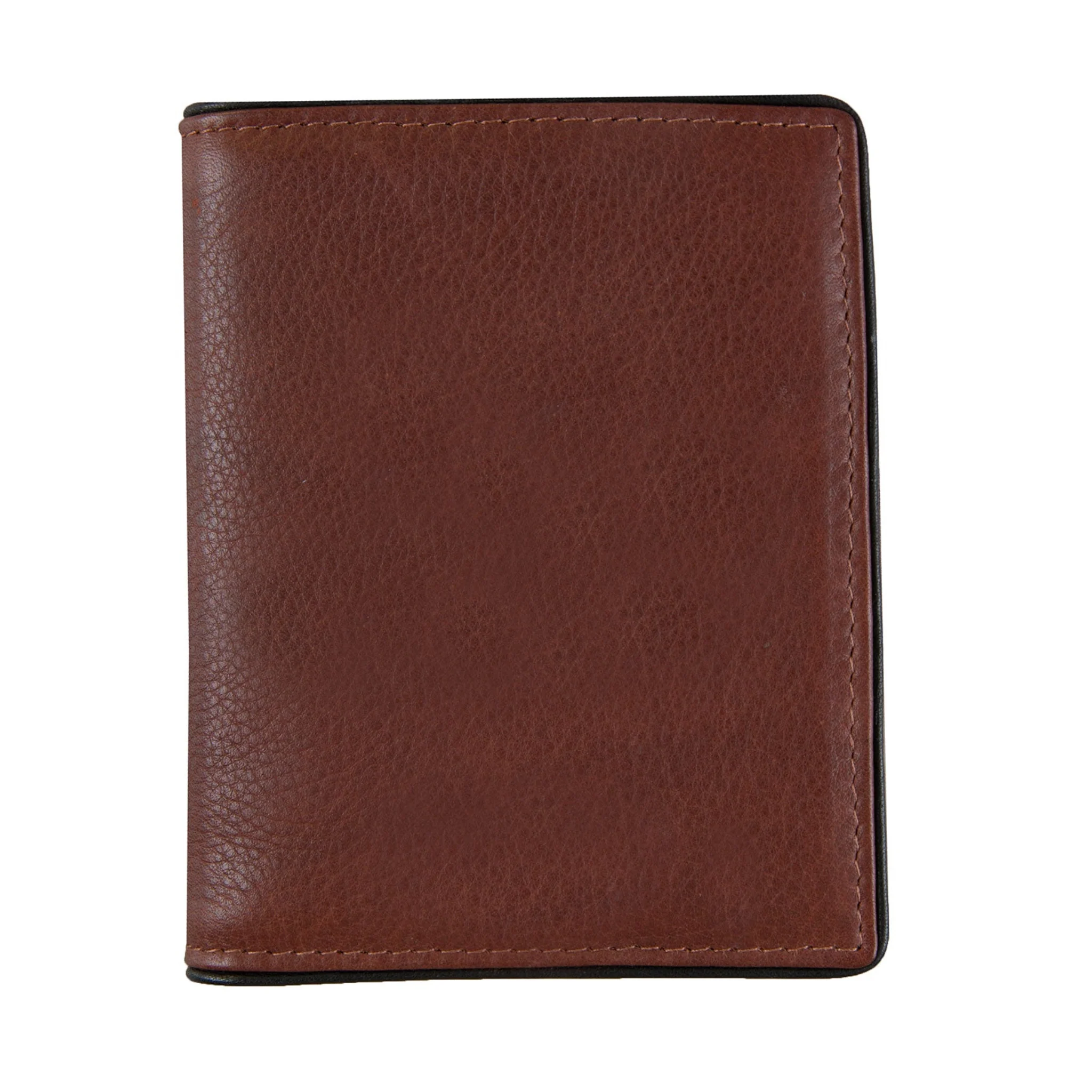 Men's Two-Colour Pebble Grain Leather Business Card Holder with RFID Blocking - Image 5