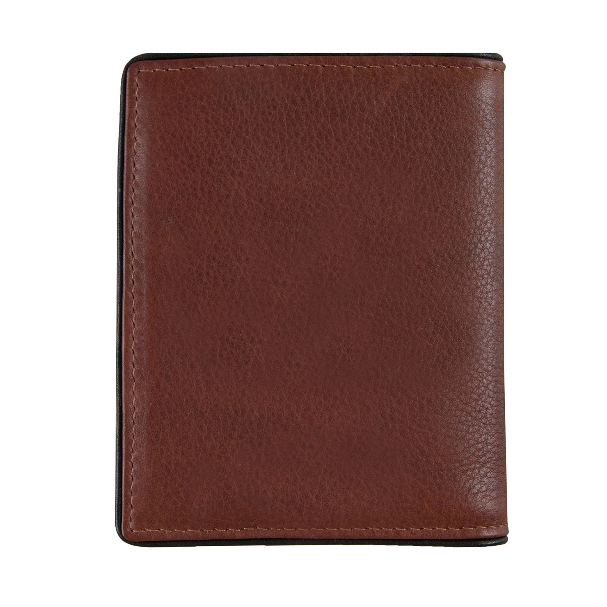 Men's Two-Colour Pebble Grain Leather Business Card Holder with RFID Blocking - Image 7