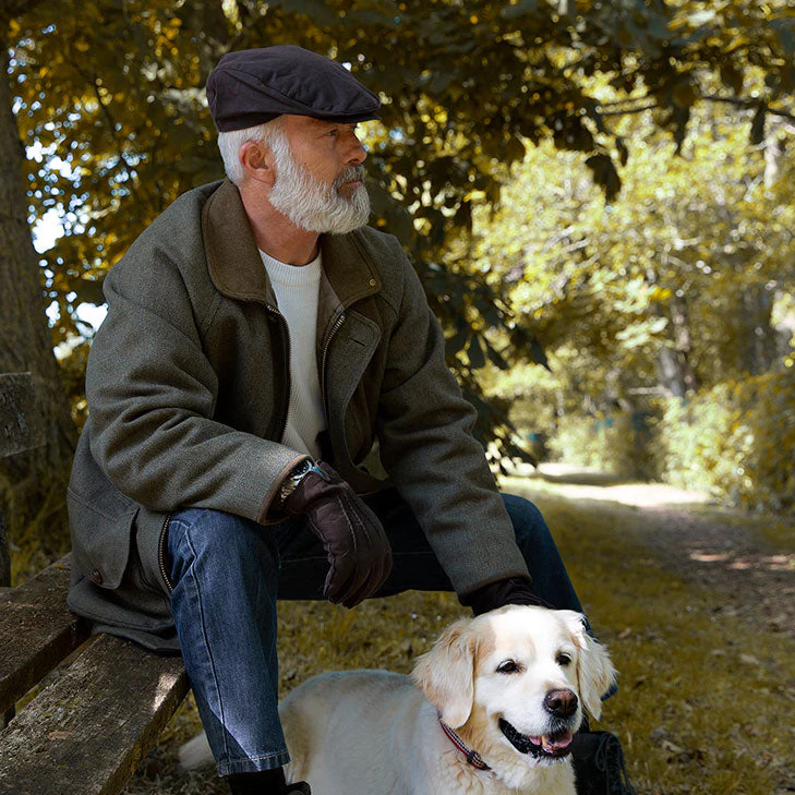 Men's Waxed Cotton Flat Cap - Image 4