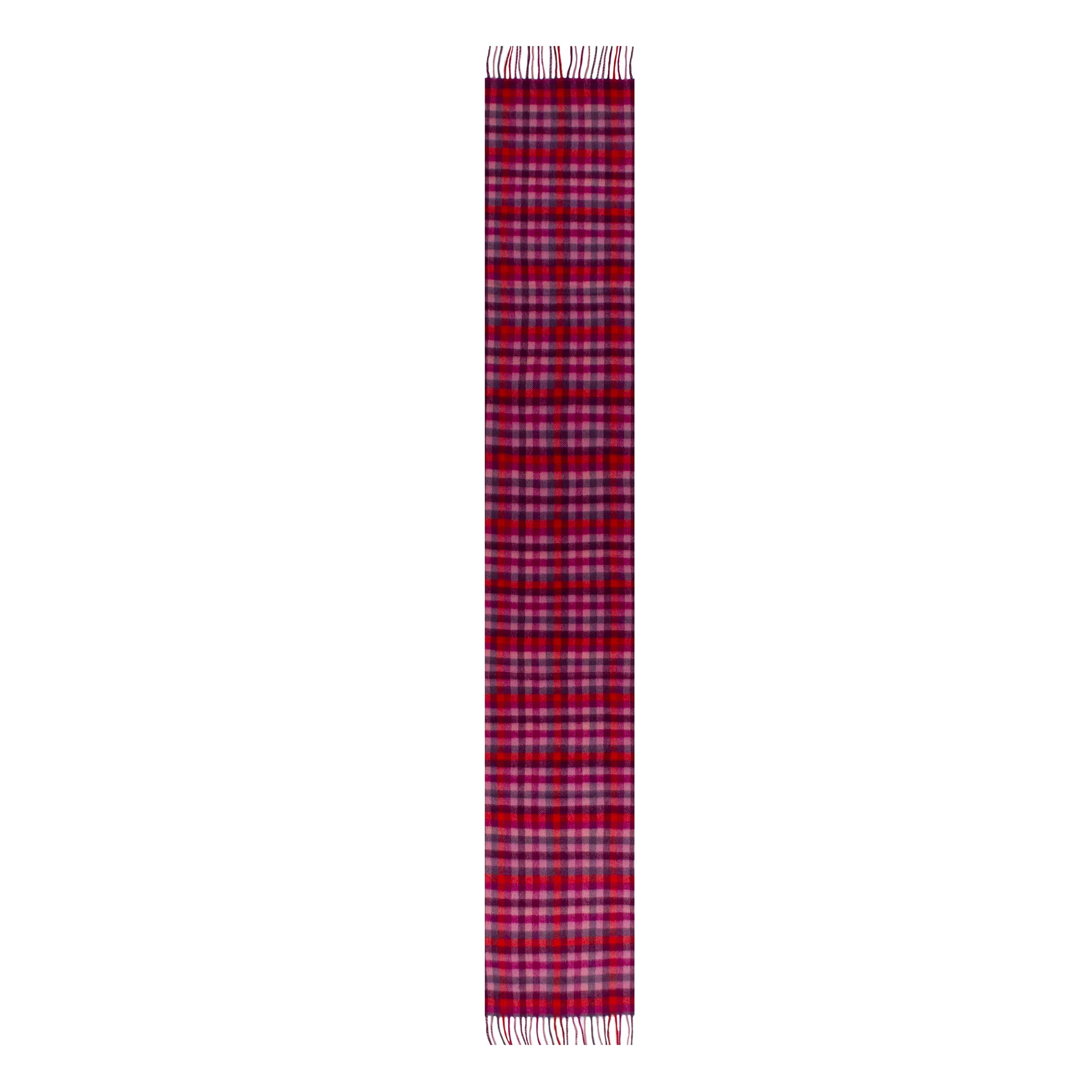 Heritage Plaid Check Cashmere Scarf with Tassels and Gift Box - Image 24