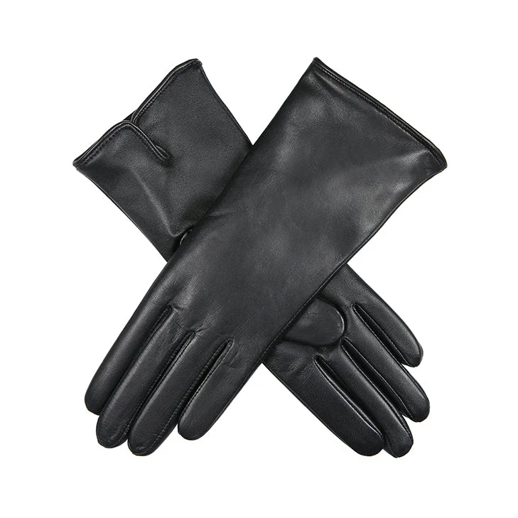Women’s Heritage Touchscreen Cashmere-Lined Leather Gloves - Image 4