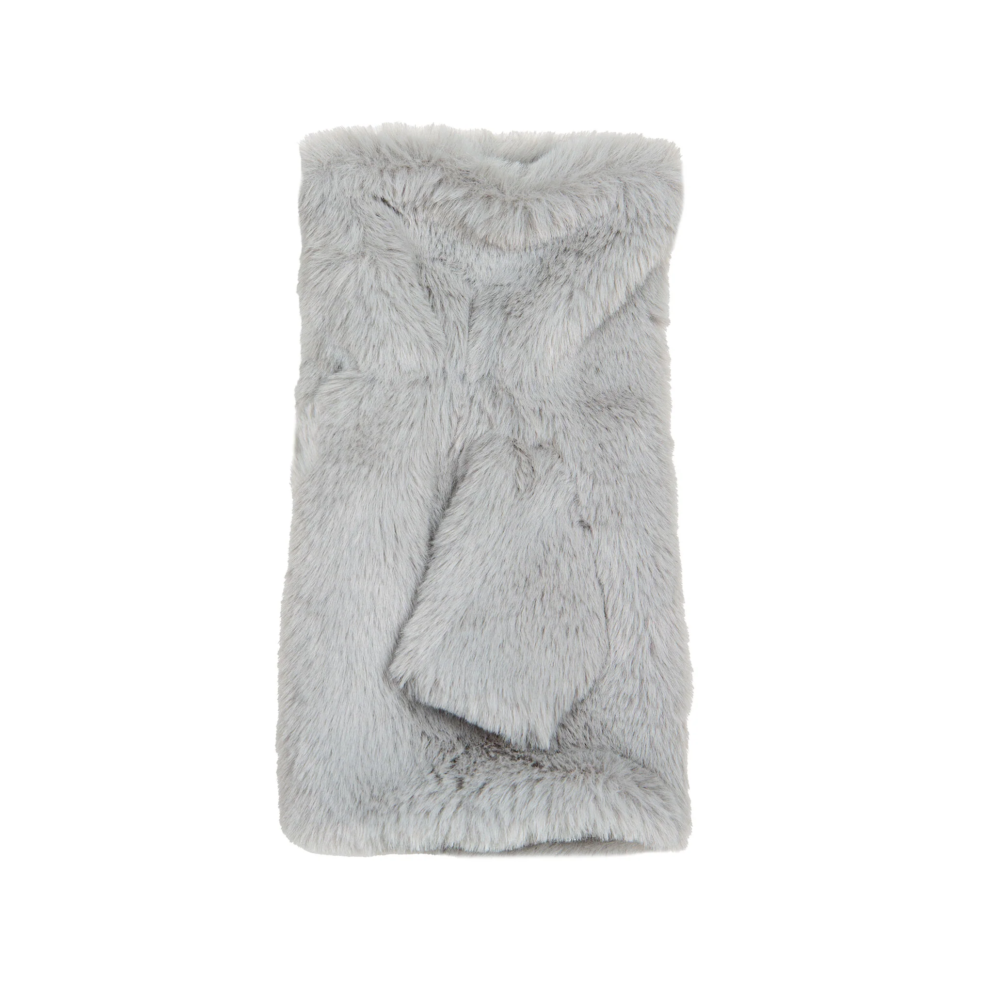 Women’s Fingerless Faux Fur Mittens - Image 24