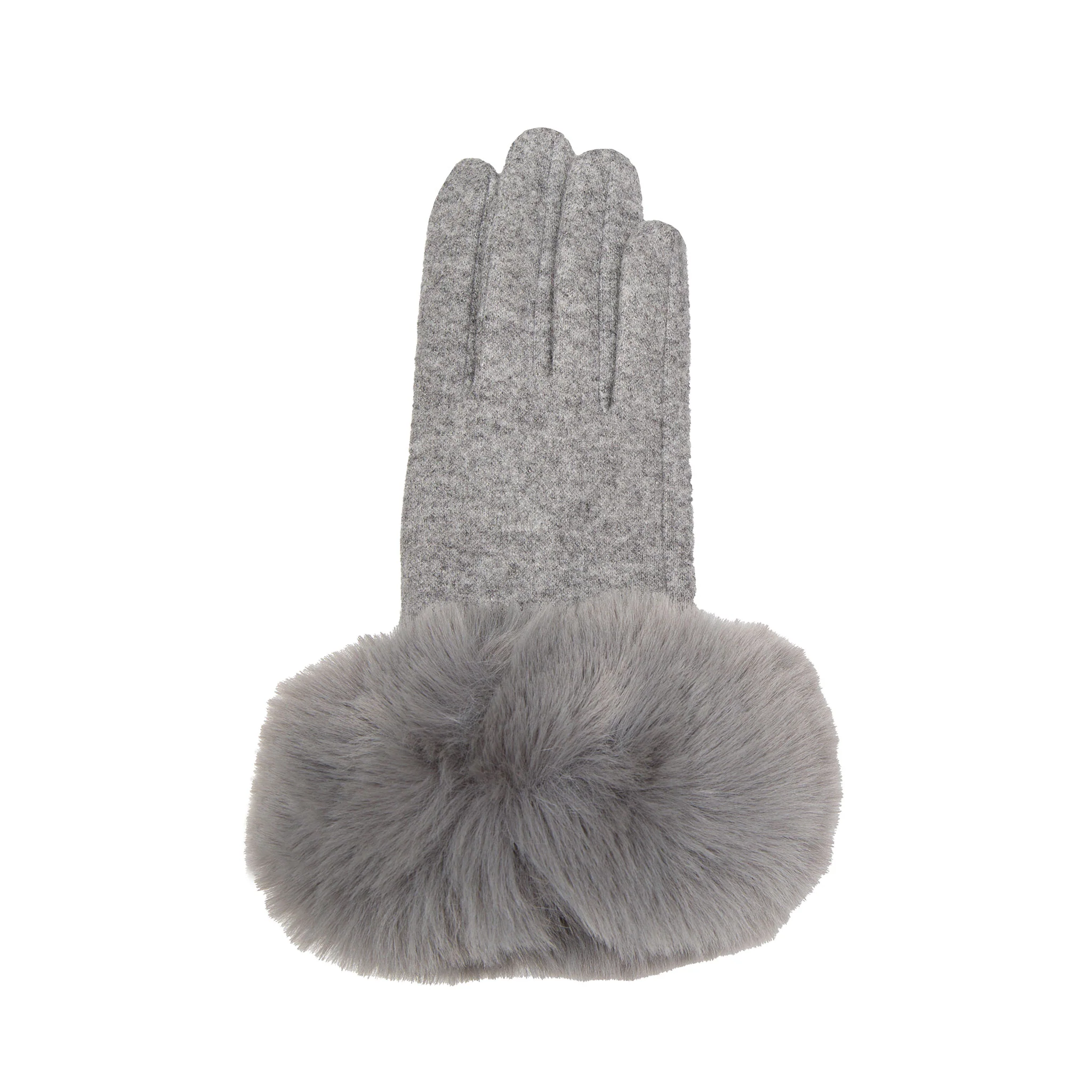 Women’s Gloves with Faux Fur Cuffs - Image 15