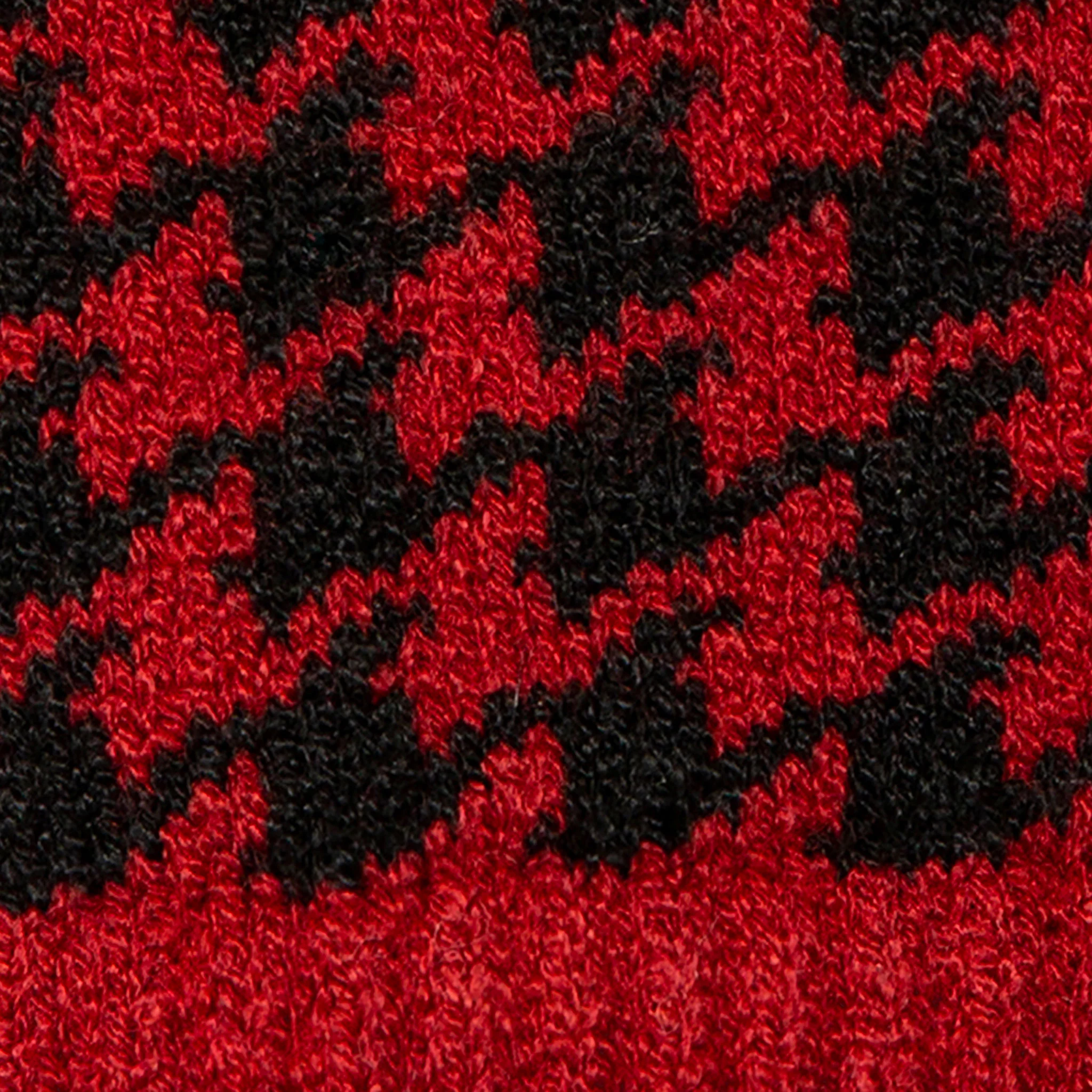 Women’s Jacquard Knitted Gloves with Dogtooth Pattern - Image 30