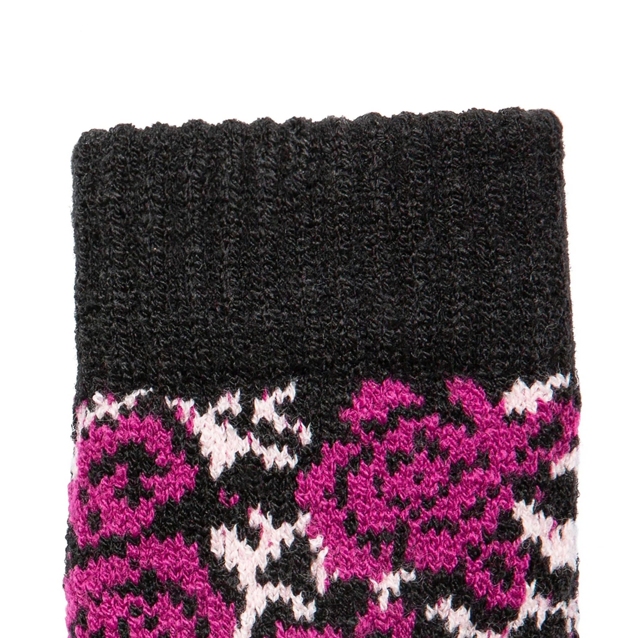 Women’s Jacquard Knitted Gloves with Rose Pattern - Image 18