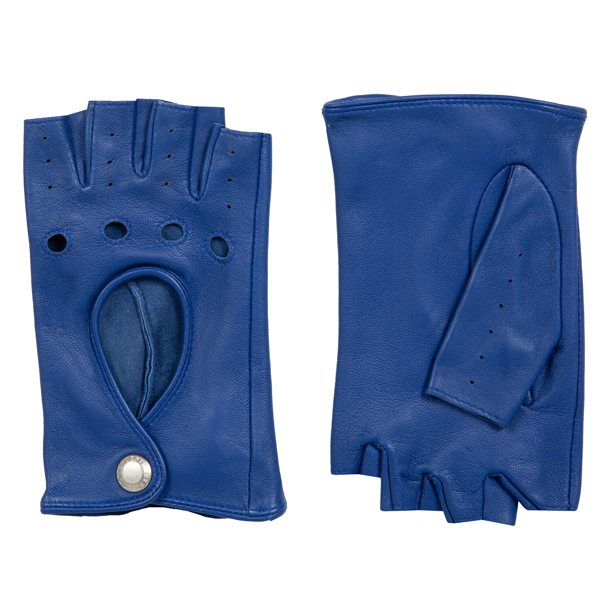 Women’s Fingerless Leather Driving Gloves - Image 50