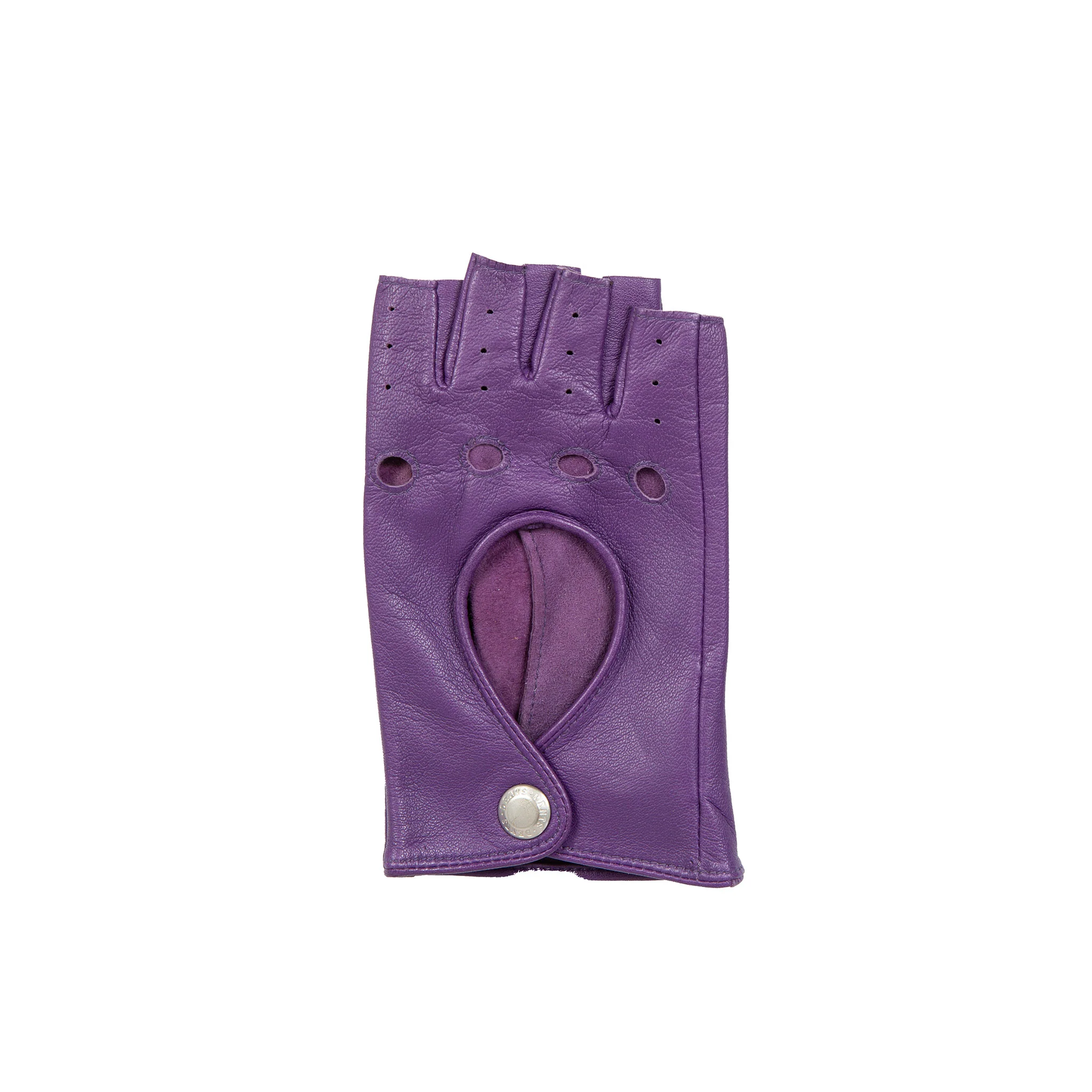 Women’s Fingerless Leather Driving Gloves - Image 72