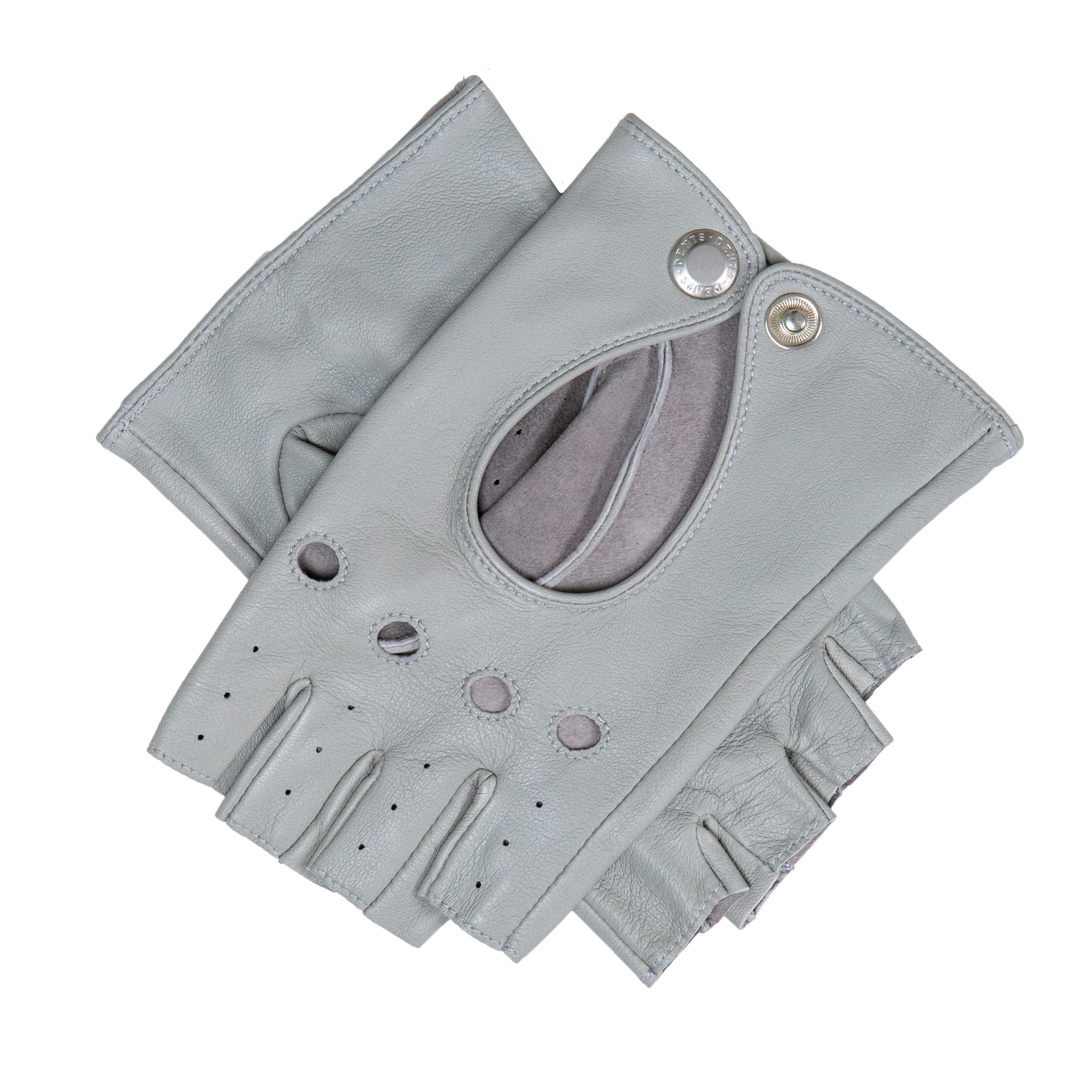 Women’s Fingerless Leather Driving Gloves - Image 80
