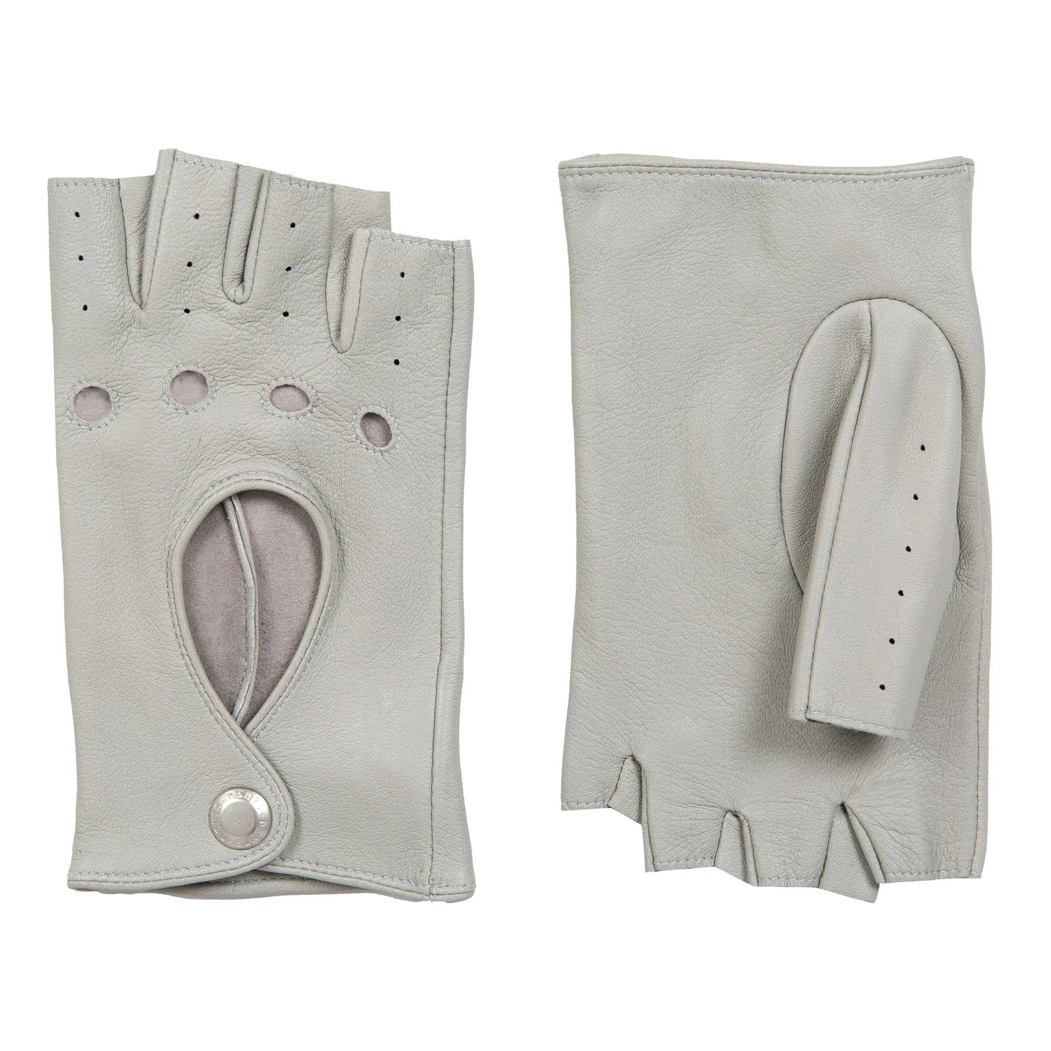 Women’s Fingerless Leather Driving Gloves - Image 84