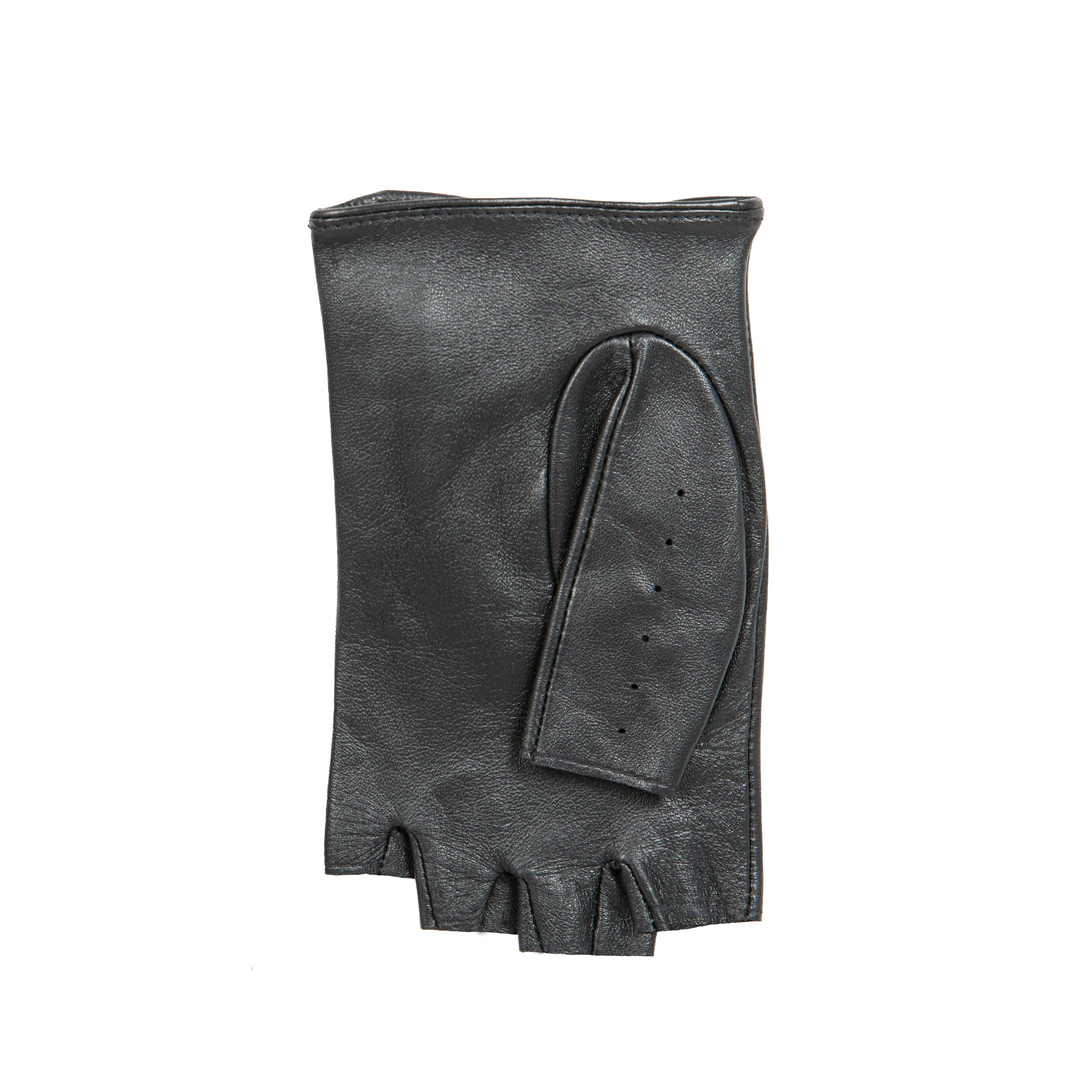 Women’s Fingerless Leather Driving Gloves - Image 99
