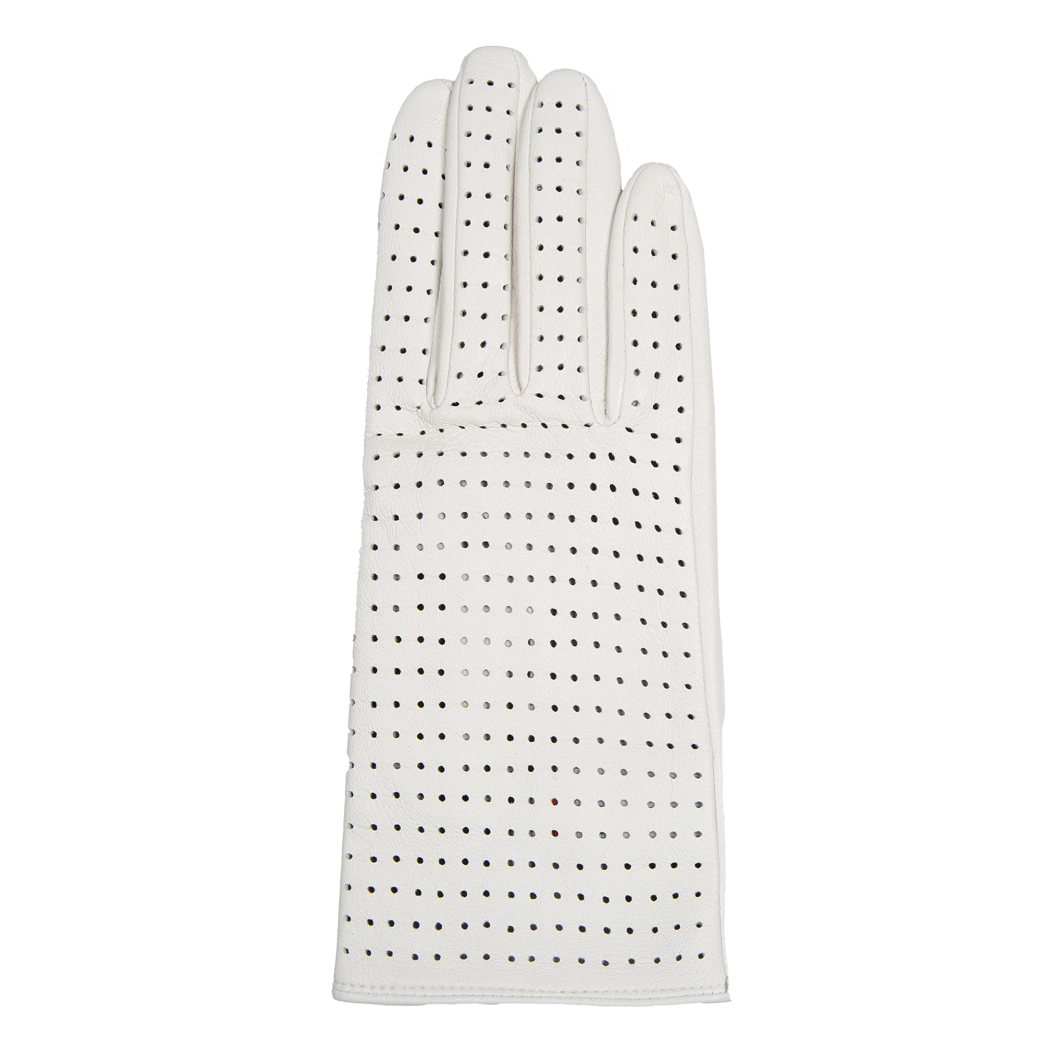 Women’s Perforated Leather Gloves - Image 5