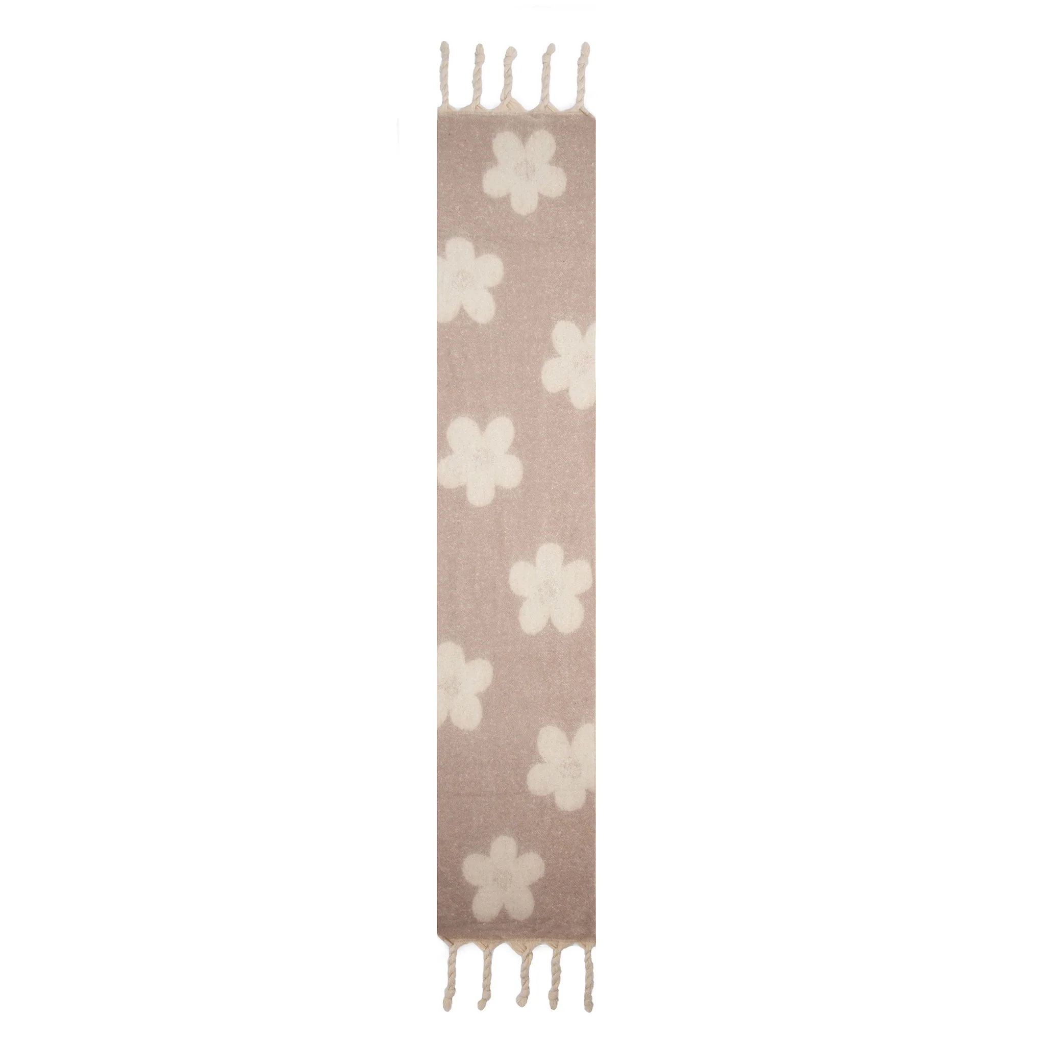 Women’s Reversible Floral Blanket Scarf with Tassels - Image 10