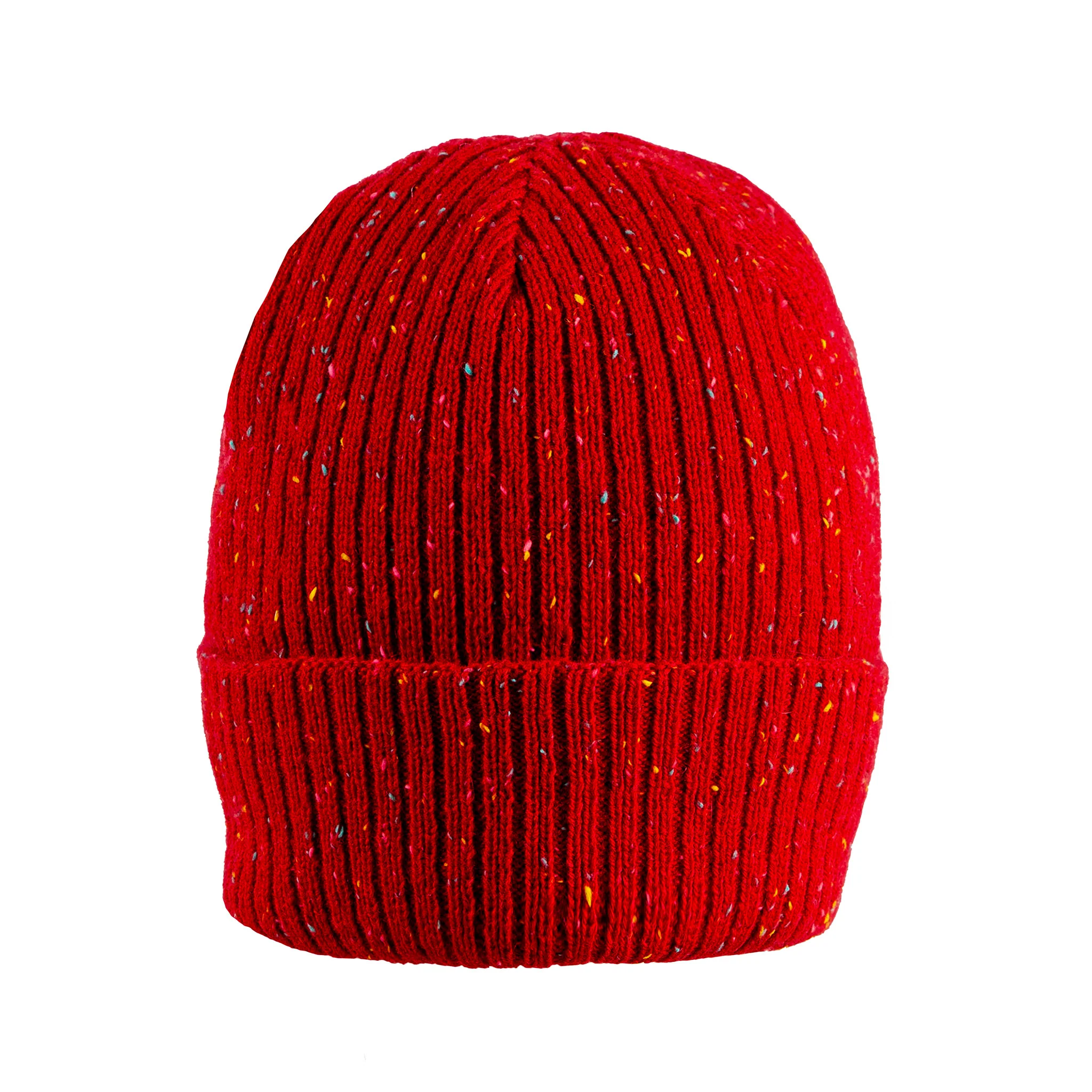 Women’s Ribbed Knit Beanie Hat with Marl Yarn - Image 12