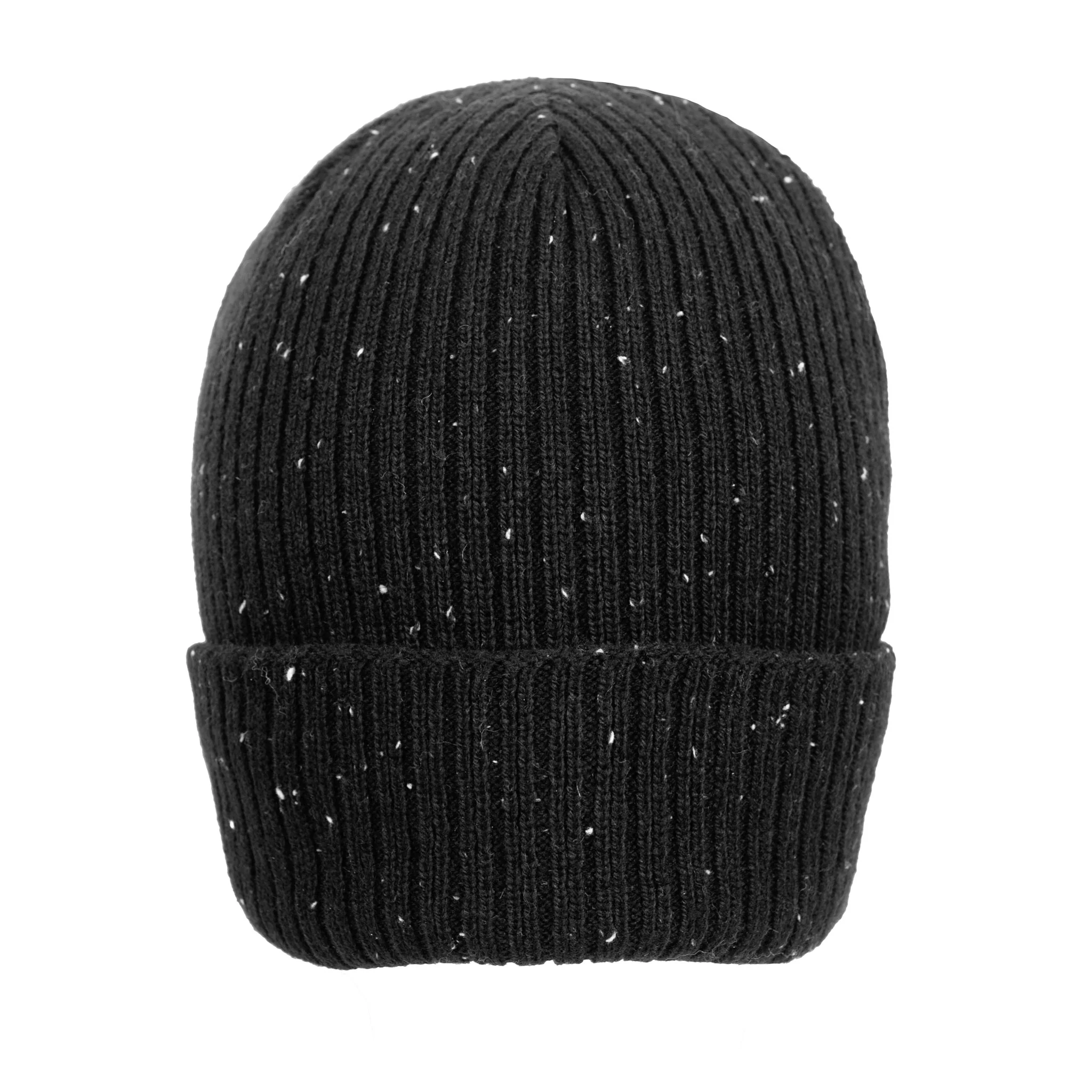 Women’s Ribbed Knit Beanie Hat with Marl Yarn - Image 4