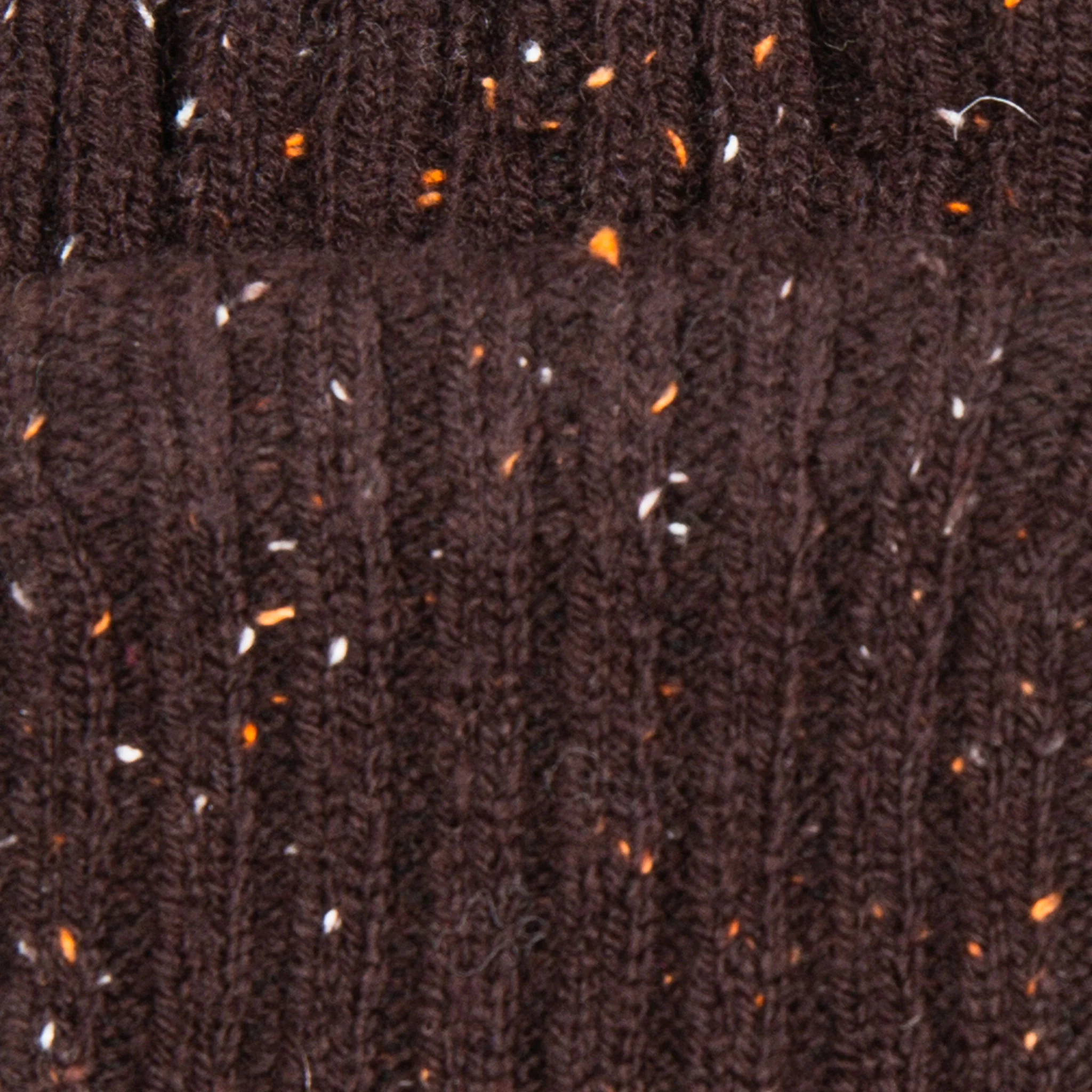 Women’s Ribbed Knit Fingerless Gloves with Marl Yarn and Mitten Flap - Image 60