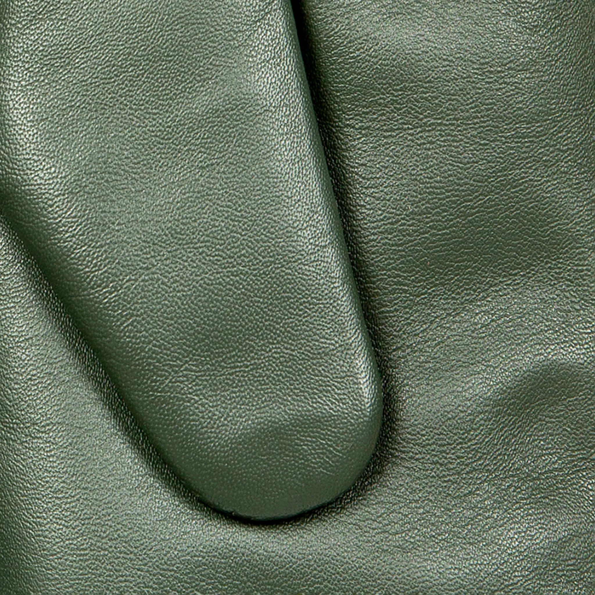 Women’s Three-Point Faux Fur-Lined Leather Mittens - Image 11