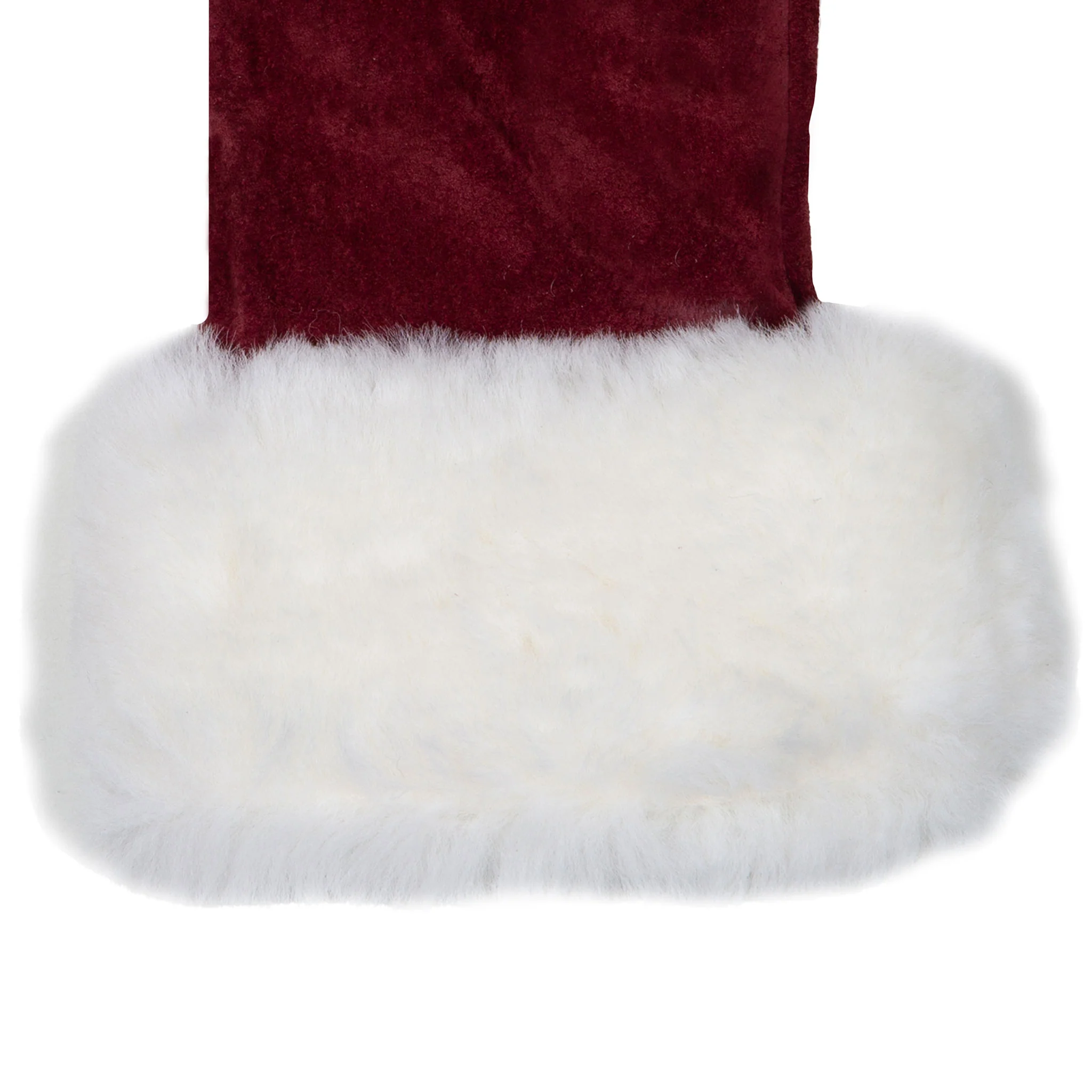 Women’s Touchscreen Water-Resistant Lined Suede Gloves with Sheepskin Cuffs - Image 6
