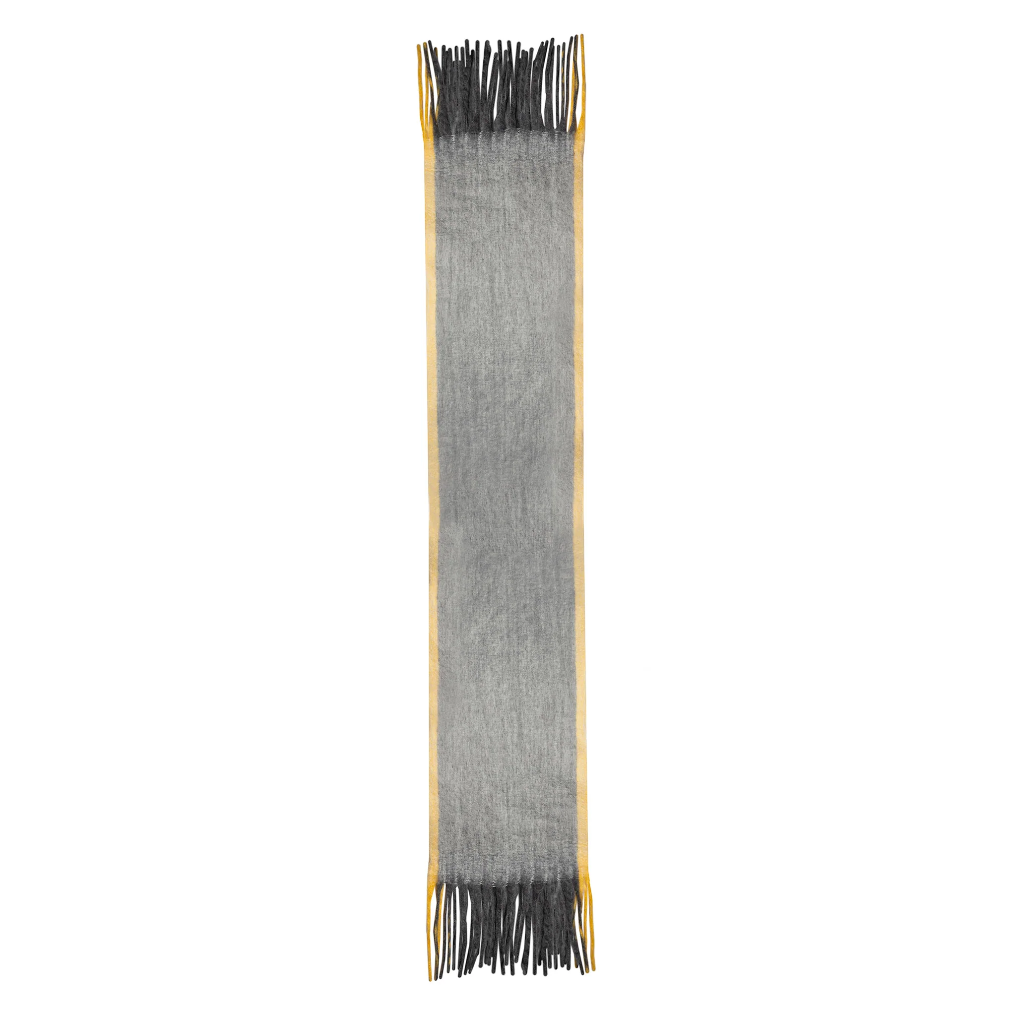 Women's Blanket Scarf with Contrast Edges and Tassels - Image 33